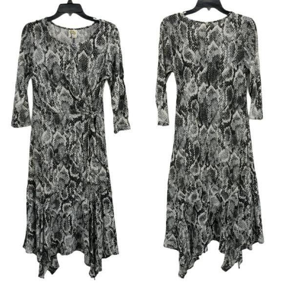 Vintage Y2K Anthro Fairy Grunge Knit Maxi Dress Sz L Snake Handkerch Size L / US 10 / IT 46 - 12 Thumbnail