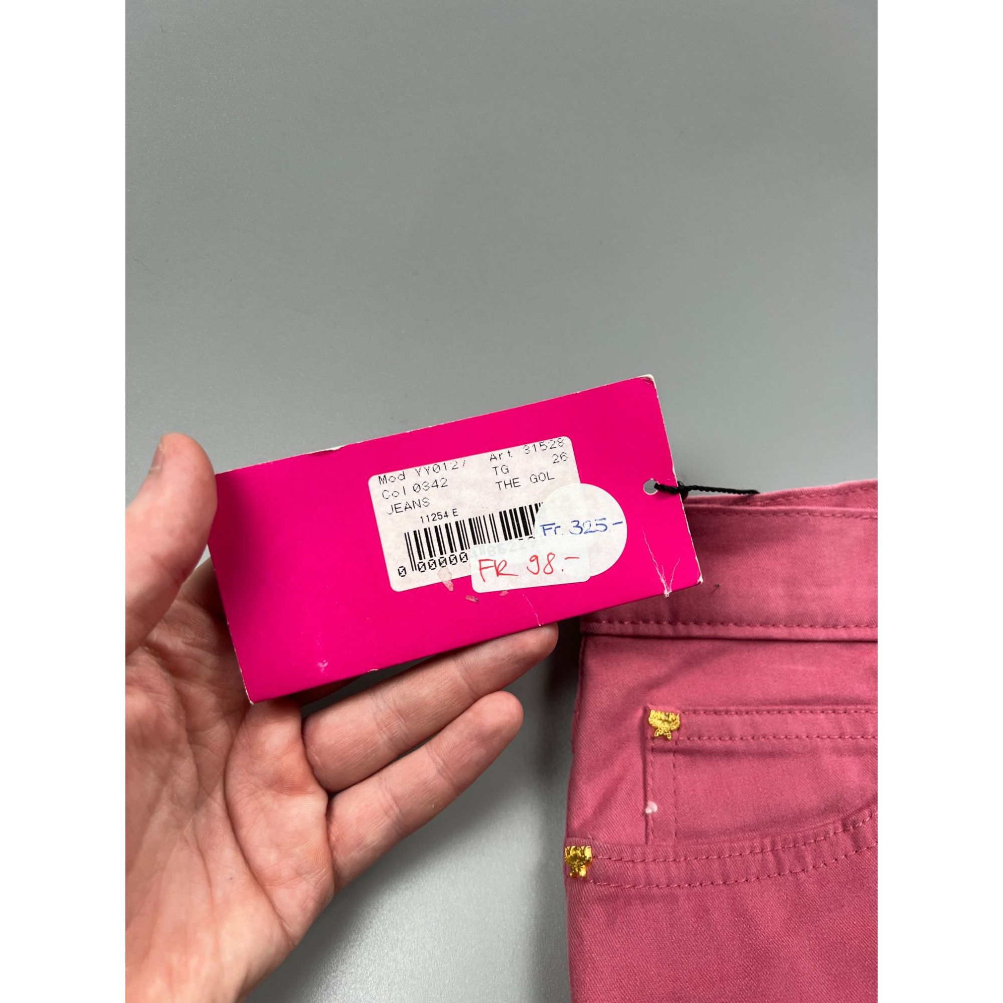 MCM MCM Pink Denim Pants Size 26 (Y0815) Size 26" / US 2 / IT 38 - 5 Thumbnail