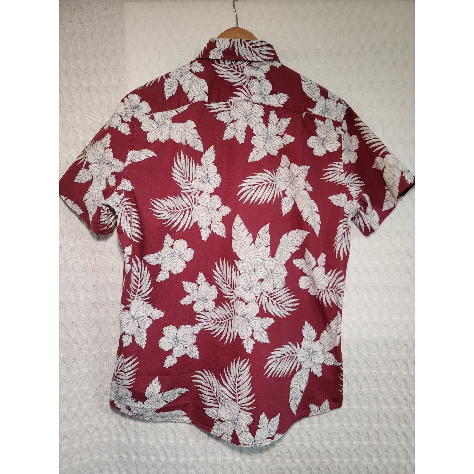 Sonoma Sonoma Goods Hawaiian Medium Floral Men's Button Down Shirt Size US M / EU 48-50 / 2 - 2 Thumbnail