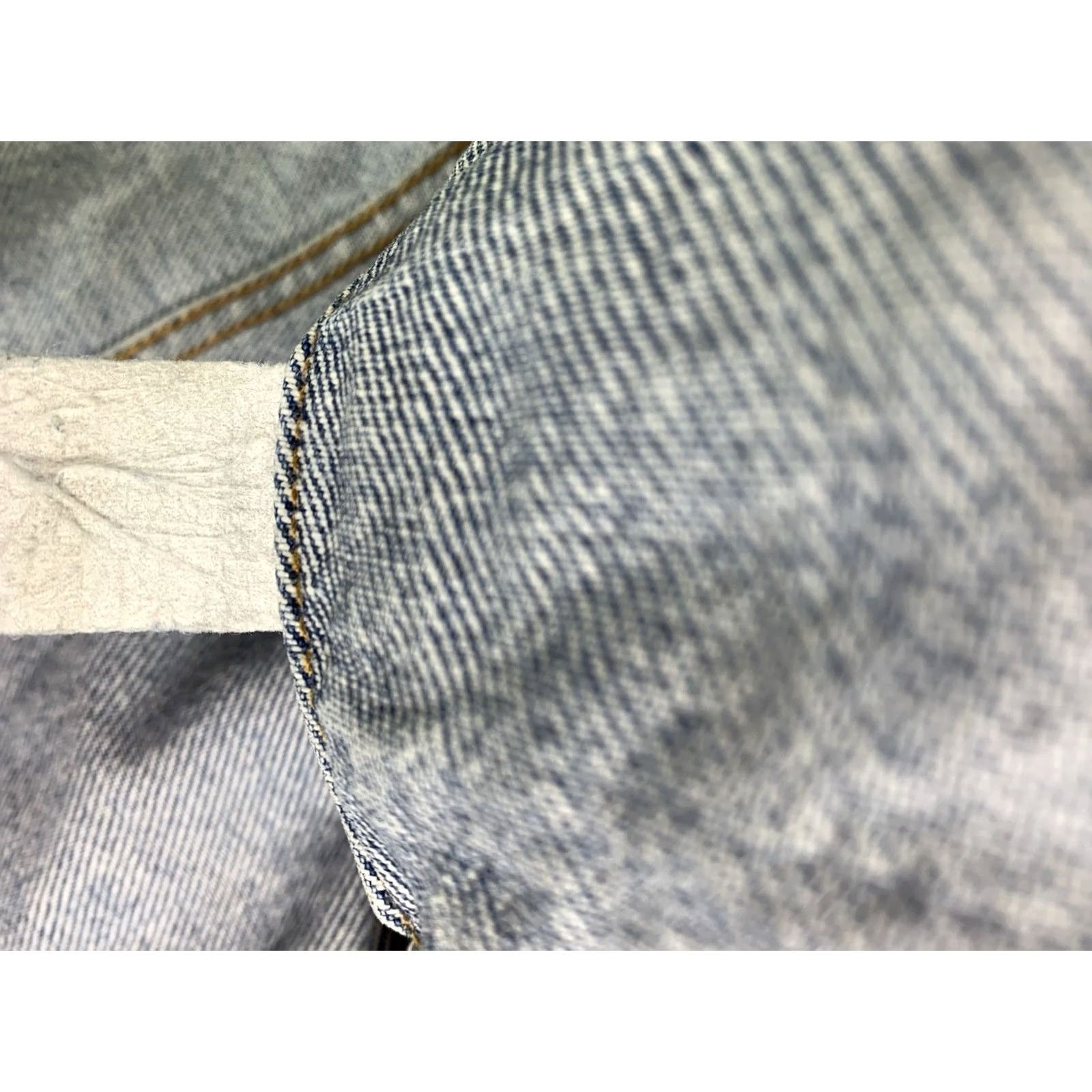 Levi's VINTAGE Levi's Trucker Jacket Blue Denim 80s Size L Men Regular Classic Button Made in USA 527 button Cowboy Western Workwear/Navy blue/Blue Size US L / EU 52-54 / 3 - 8 Thumbnail