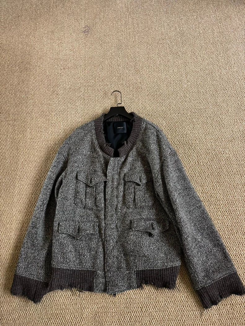 Undercover Wool Coat in Grey Color