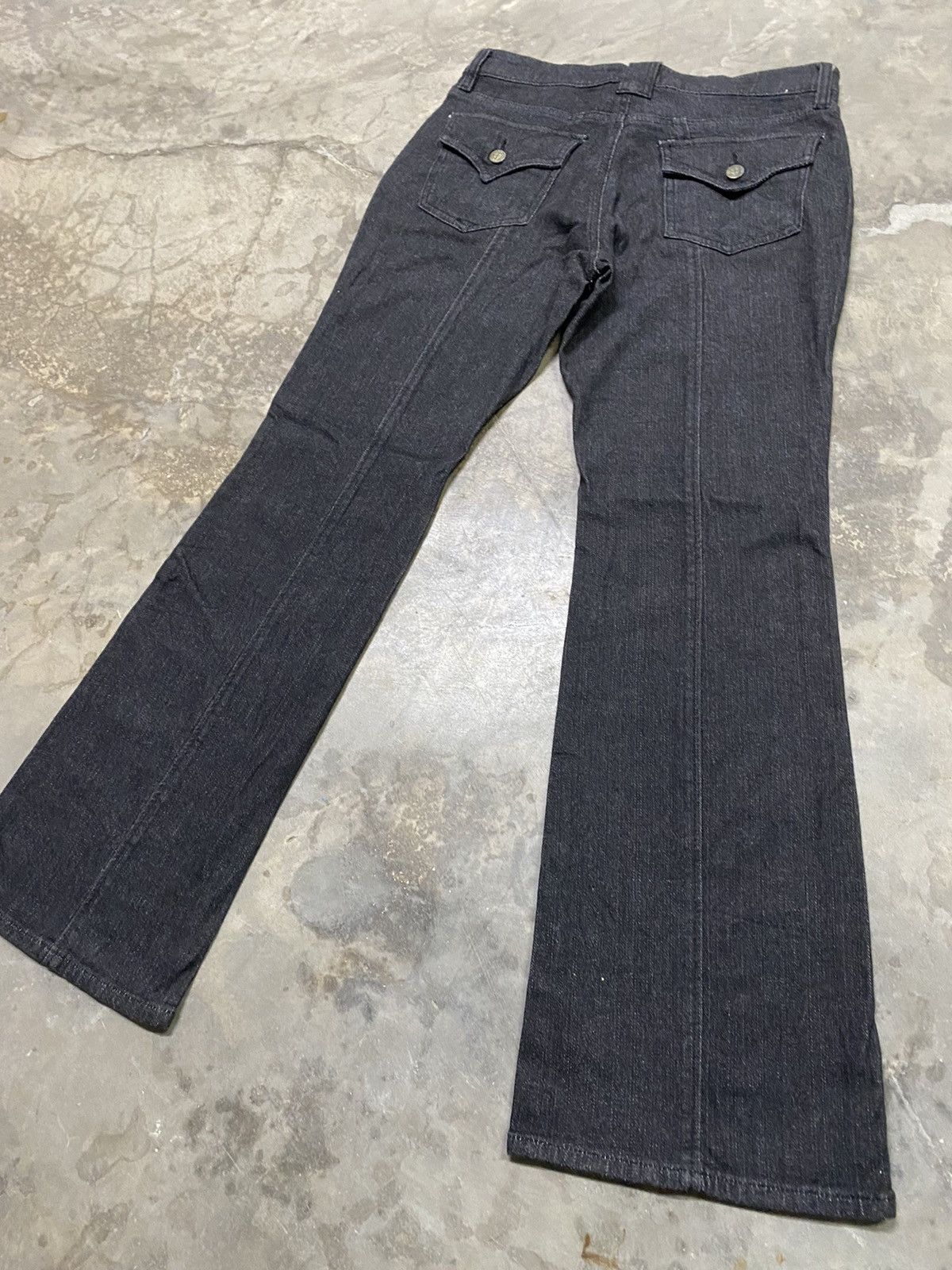 Hysteric Glamour × Japanese Brand × Tornado Mart Flare Jeans Japanese Advantage Soft Denim Size US 31 - 8 Thumbnail