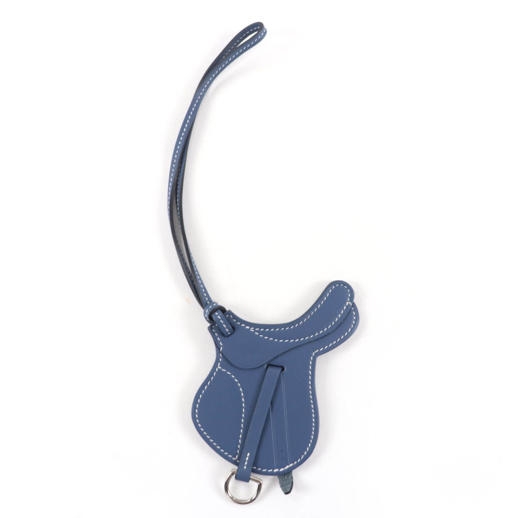 Hermes HERMES Paddock Sailor Charm, Veau Swift leather, Colvert silver hardware, bag charm, made in France, women's. Size ONE SIZE - 1 Thumbnail