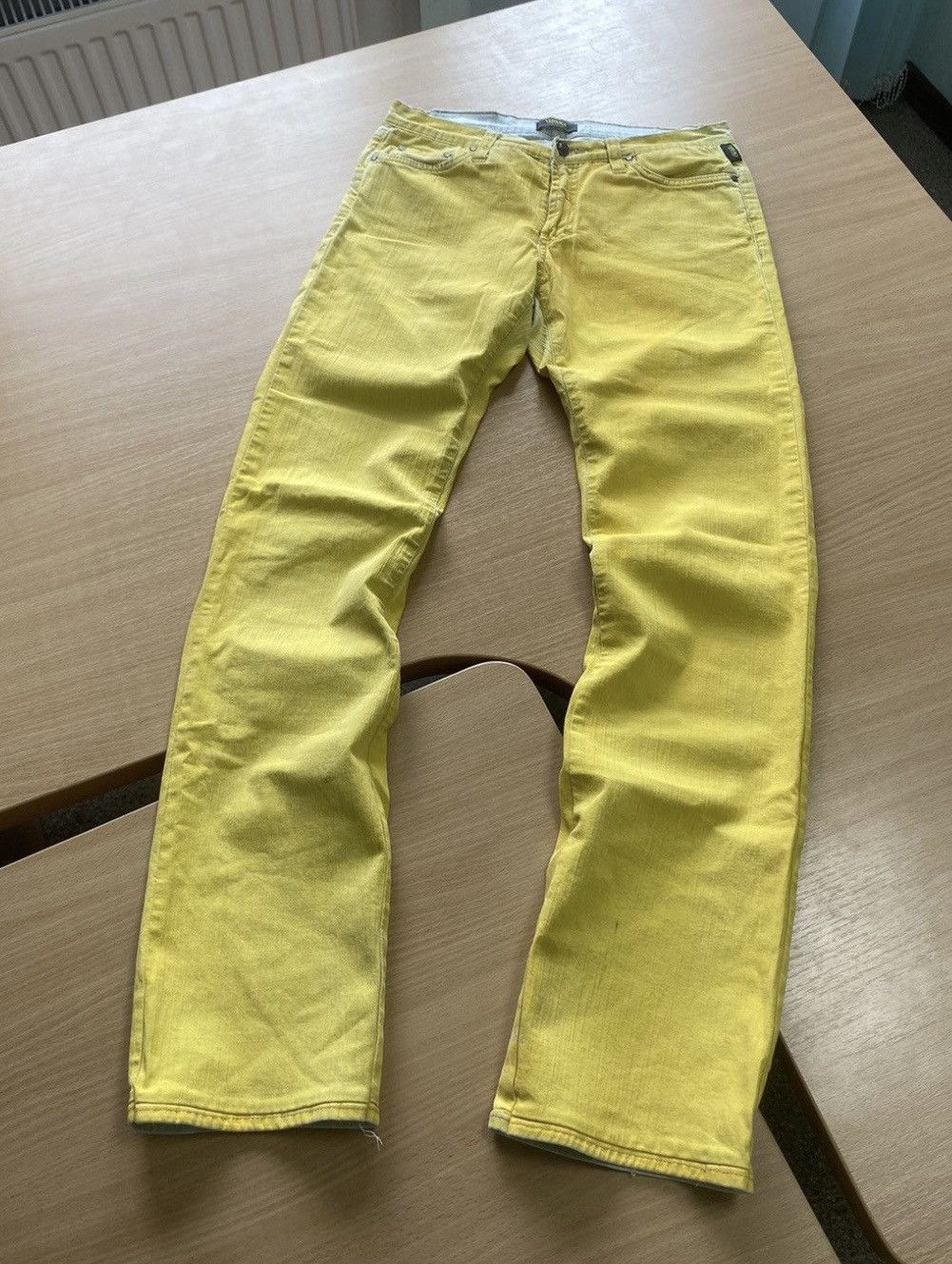Versace Jeans Couture × Vintage Vintage Painted Archival Textured Denim Pants Jeans Size US 27 - 4 Thumbnail