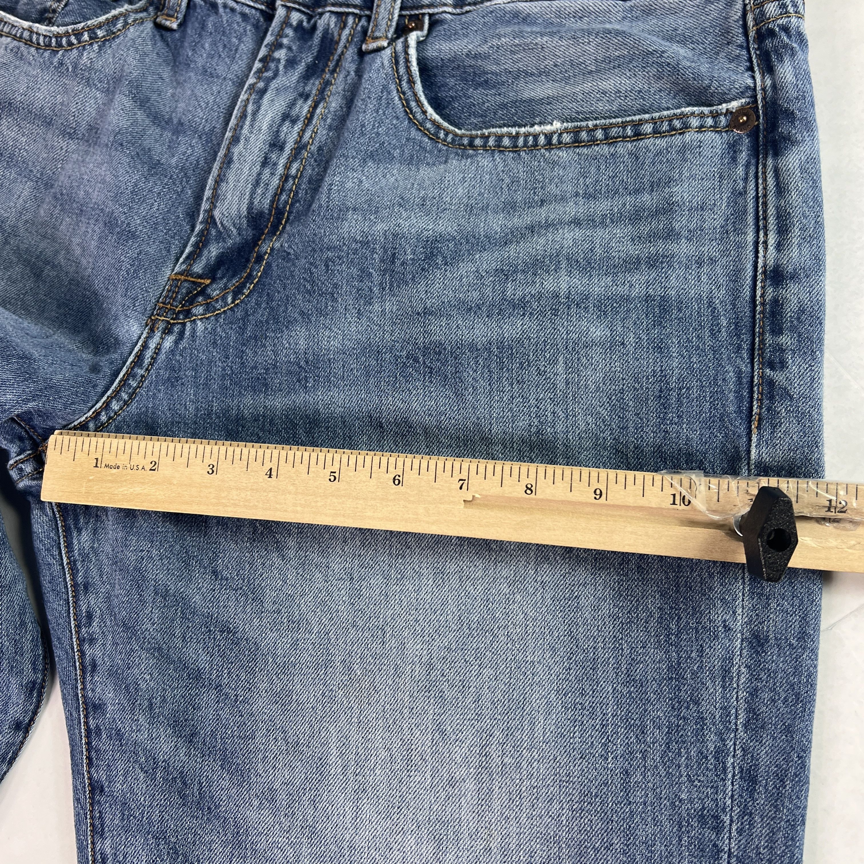 Lucky Brand Lucky Brand Jean 121 Heritage Slim Straight Blue Faded Denim Size US 34 / EU 50 - 20 Thumbnail