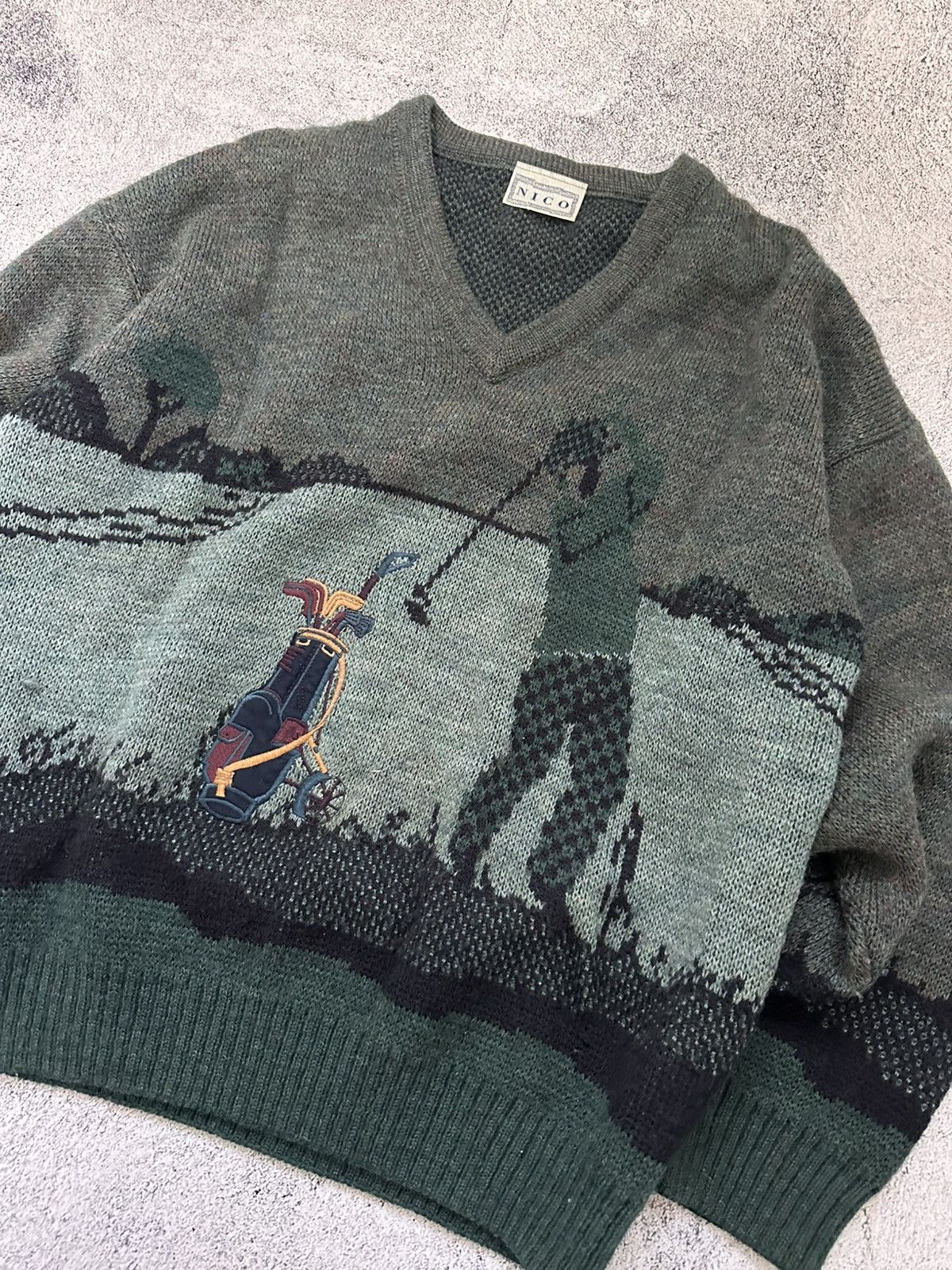 Vintage Polo Ralph Style Sweater Golf Play Made In UK Size US M / EU 48-50 / 2 - 5 Thumbnail