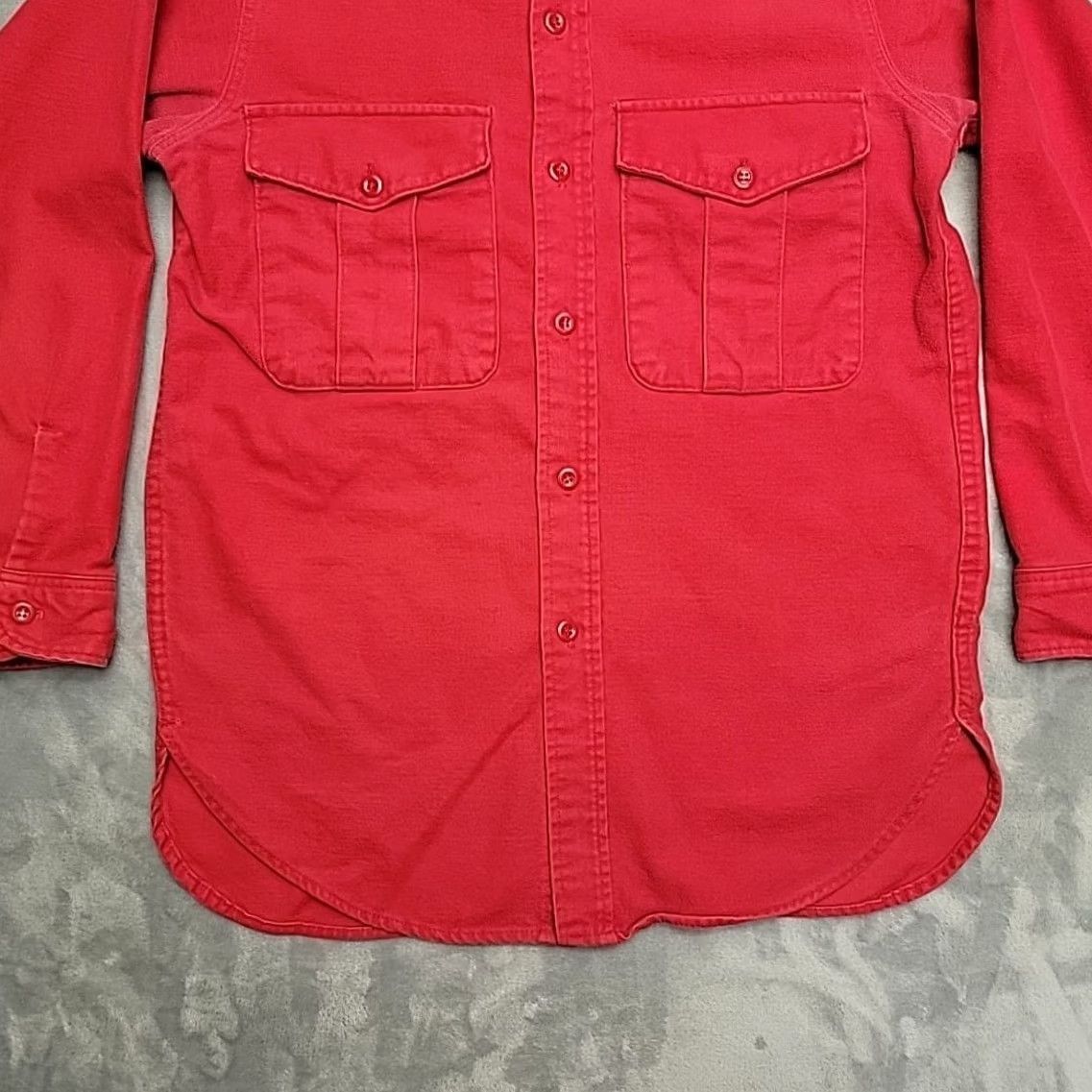 Eddie Bauer Vintage Eddie Bauer Shirt Mens M Red Chamois Outdoor Flannel Made in USA Size US M / EU 48-50 / 2 - 2 Thumbnail