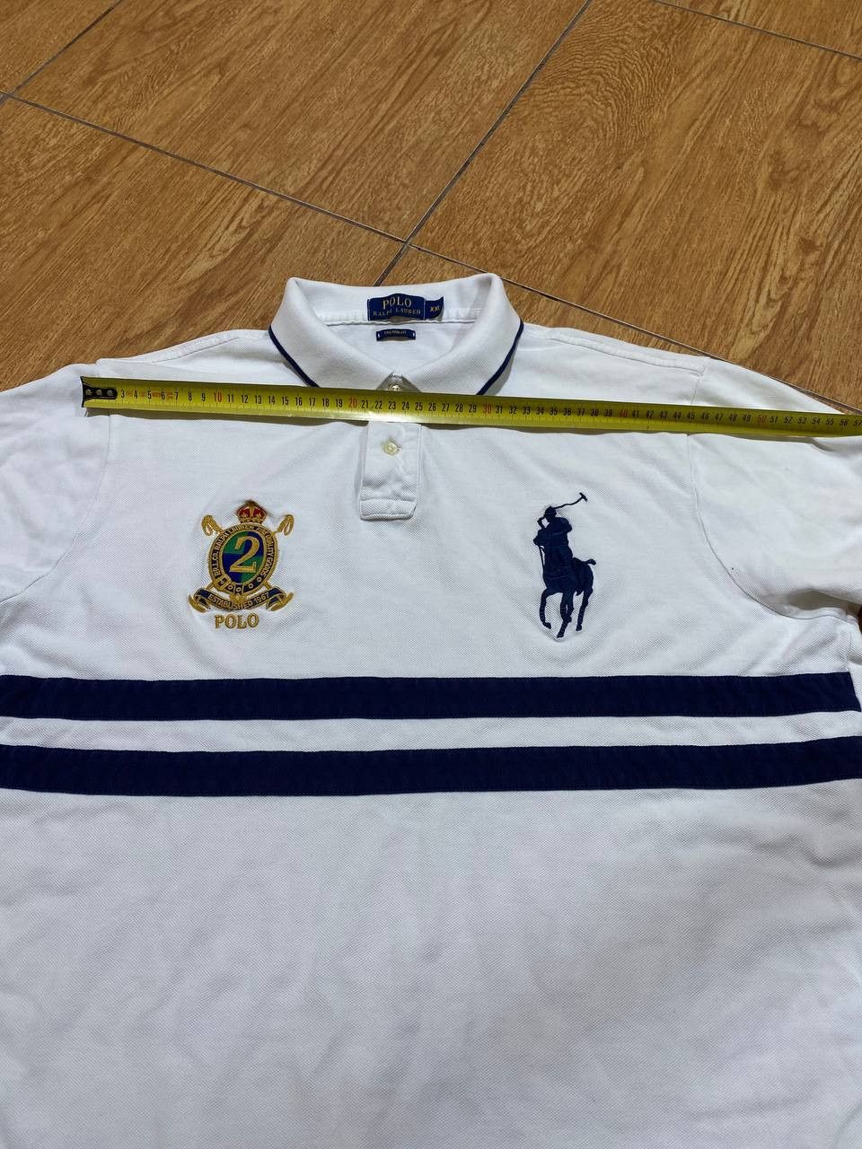 Polo Ralph Lauren Vintage Polo Ralph Lauren Big Logo Mens Polo #2 Size US XXL / EU 58 / 5 - 9 Thumbnail
