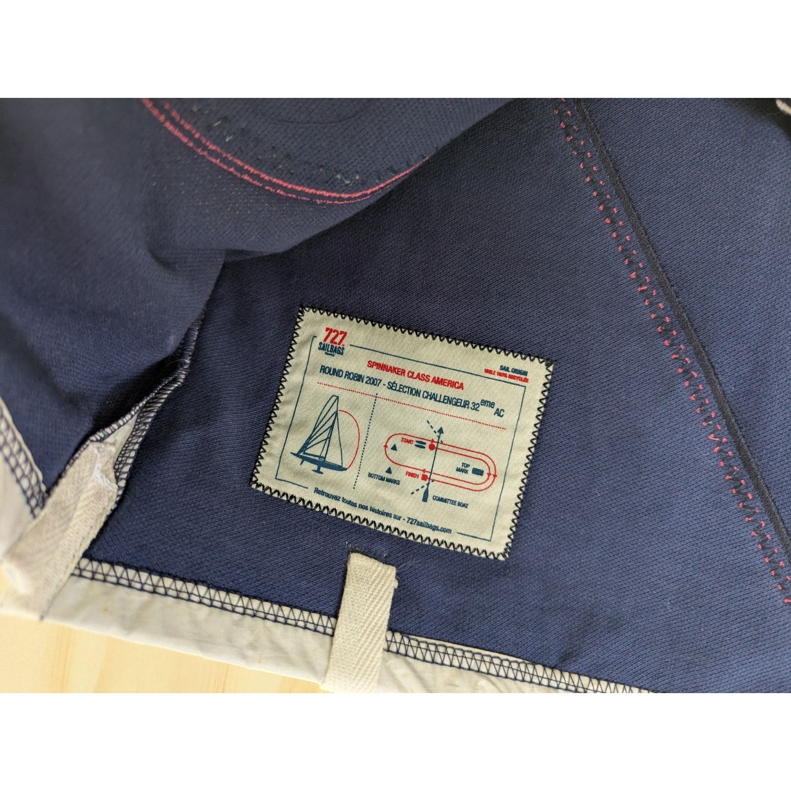 Other 727 Sailbags Men's XXL Polo Shirt Recycled Sailcloth Cotton Size US XXL / EU 58 / 5 - 8 Thumbnail