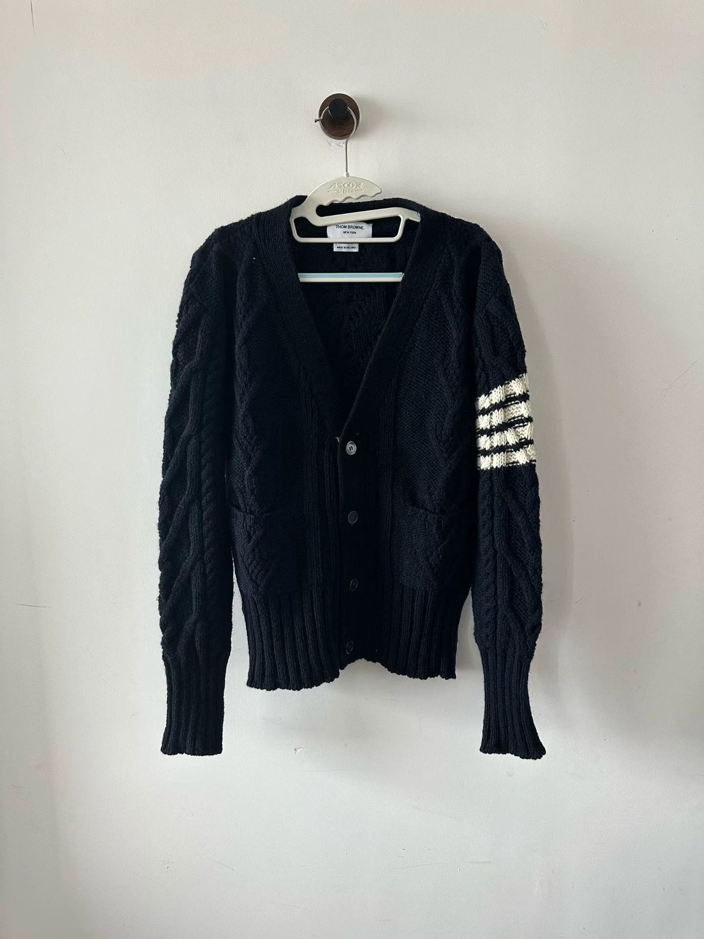 Thom Browne Thom Browne Blue Wool Cardigan 2 New Size M / US 6-8 / IT 42-44 - 1 Thumbnail