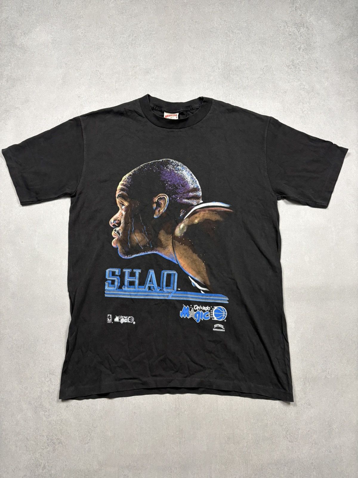 NBA Vintage Shaquille O’Neal Orlando Magic Nutmeg NBA 90s Tee Size US L / EU 52-54 / 3 - 2 Thumbnail