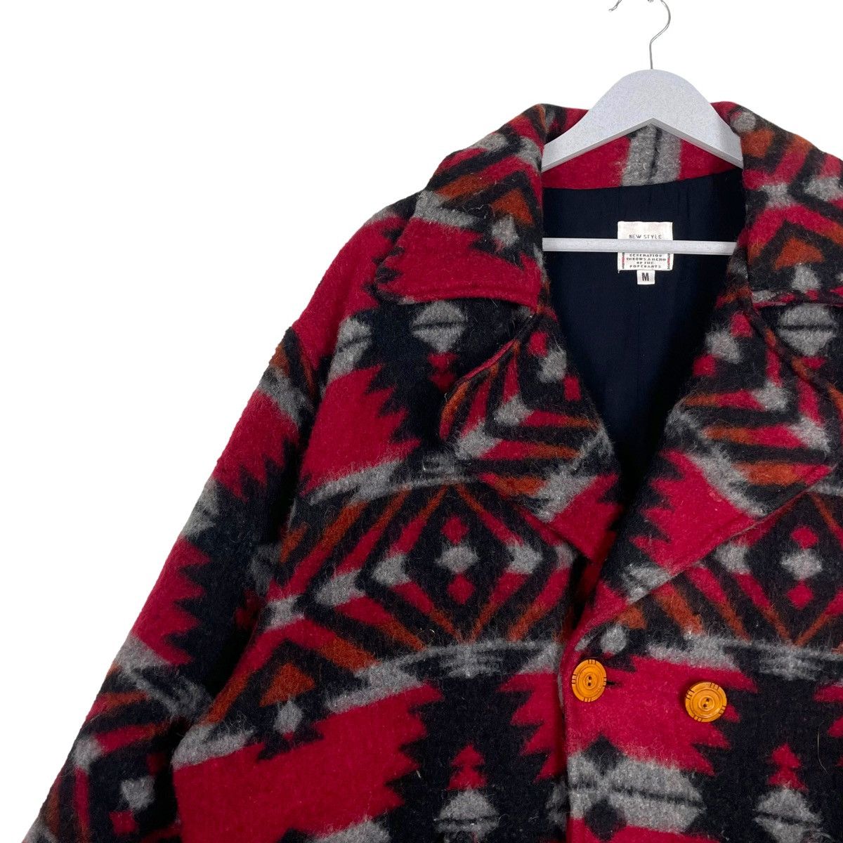 Blue Blue Japan × Japanese Brand × Kapital 💥ACTIVE JAPAN NAVAJO CRUISER WOOL INSPIRED KAPITAL JACKET Size US L / EU 52-54 / 3 - 5 Thumbnail