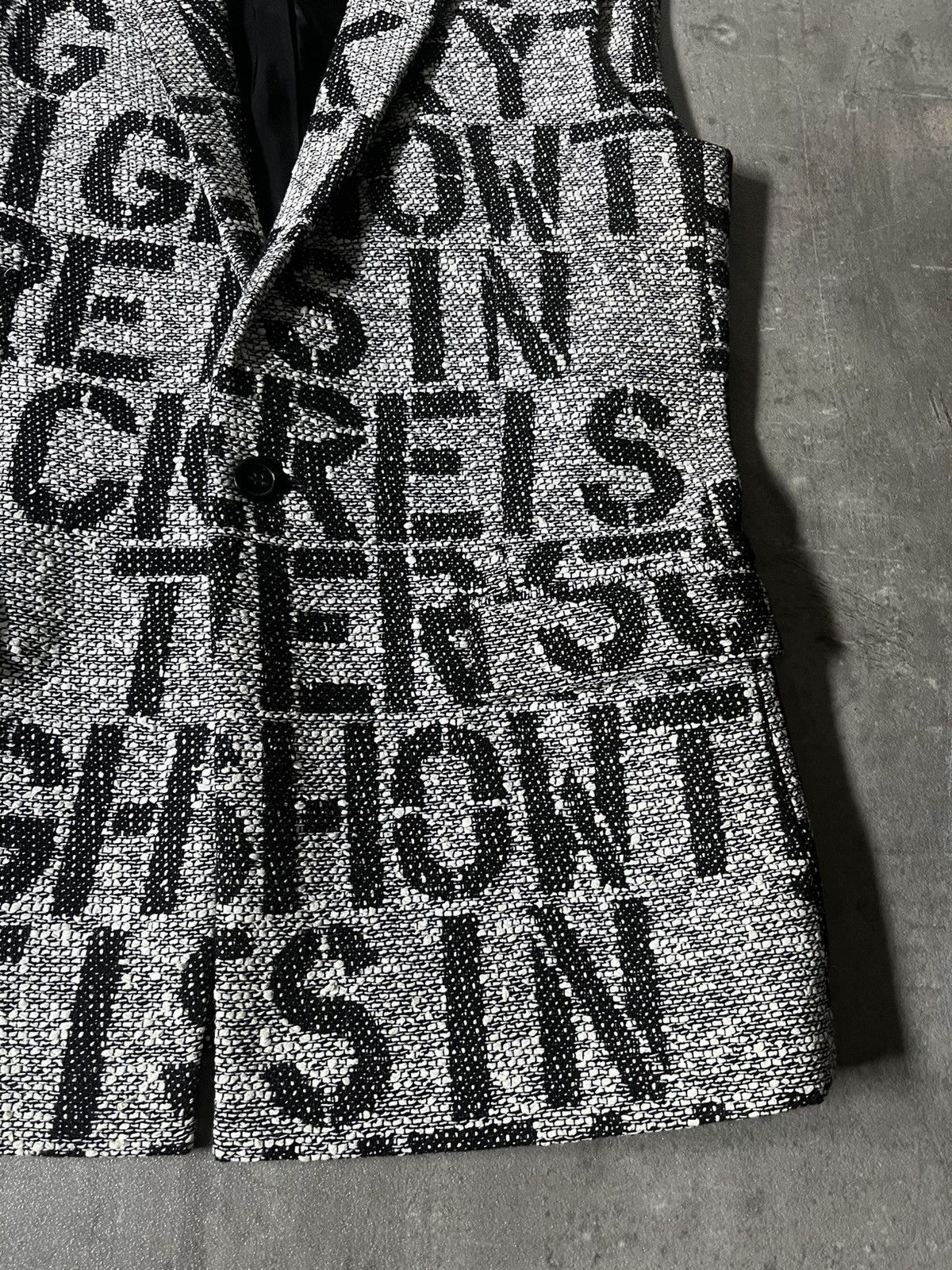 Raf Simons Raf Simons S/S 2009 christopher wool textured vest Size US S / EU 44-46 / 1 - 5 Thumbnail