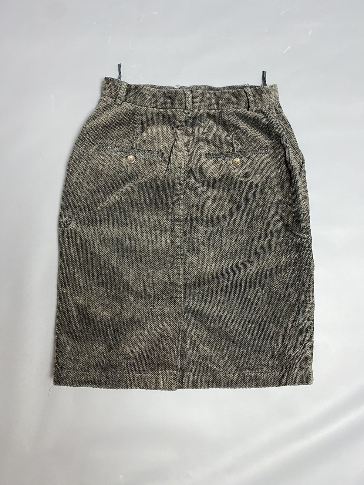 Ralph Lauren Vtg Ralph Lauren Herringbone Skirt Size 6 Brown Knee Length Size 28" / US 6 / IT 42 - 2 Thumbnail