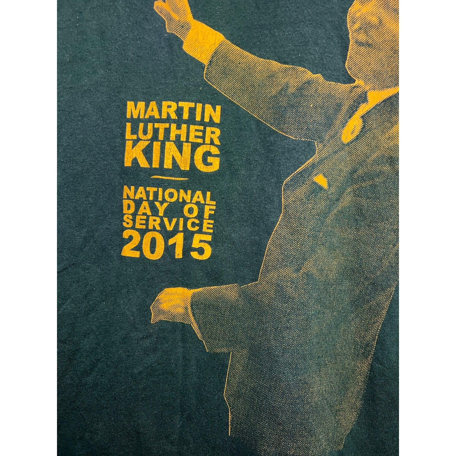 Vintage Martin Luther King Day Shirt National Day Of Service 2015 Size US M / EU 48-50 / 2 - 4 Thumbnail