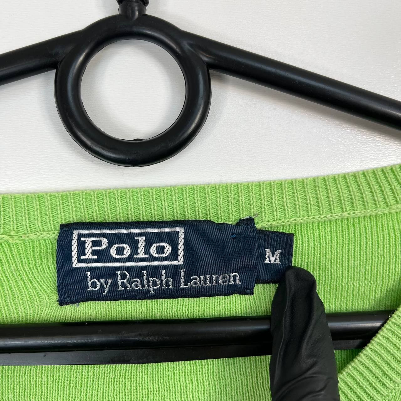 Polo Ralph Lauren Polo Ralph Lauren V Neck Sweater Green Pony Logo M Size US M / EU 48-50 / 2 - 3 Thumbnail
