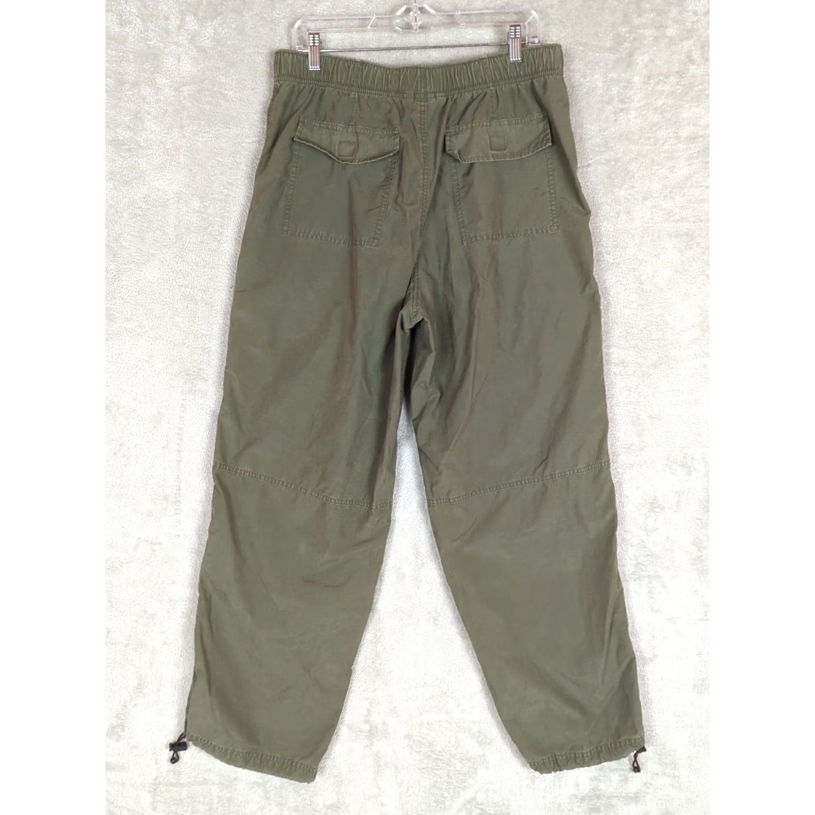 Old Navy VINTAGE Old Navy Cargo Pants Men M Green Baggy Streetwear Gorpcore 30in Zip Belted Cargo Pocket Straight Mens Size US 31 - 2 Thumbnail
