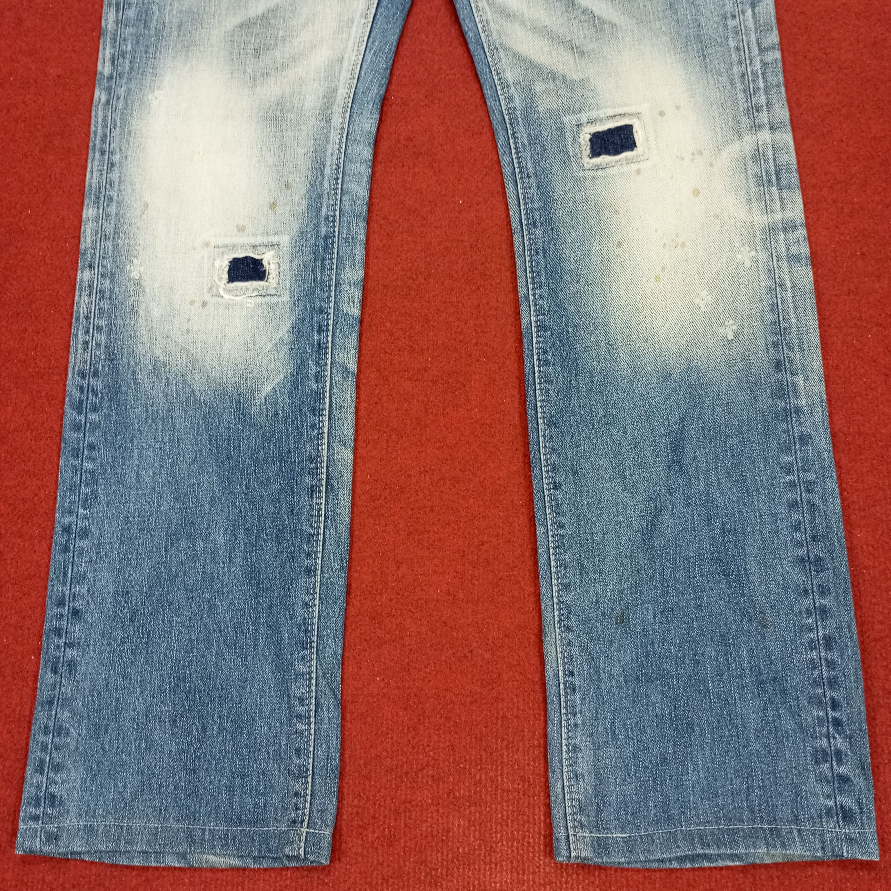 Vanquish × Vintage Vanquish Fashion Style Distressed Jeans Size 34" / US 12 / IT 48 - 3 Thumbnail