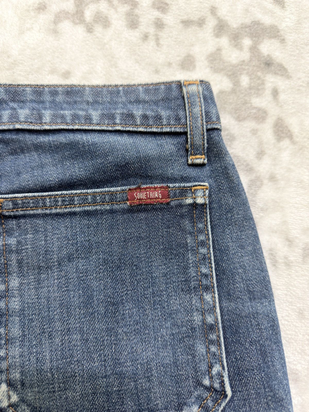 Edwin Vintage Something Flared Bush Pants Y2K Bell Bottom Denim Size 26" / US 2 / IT 38 - 14 Thumbnail