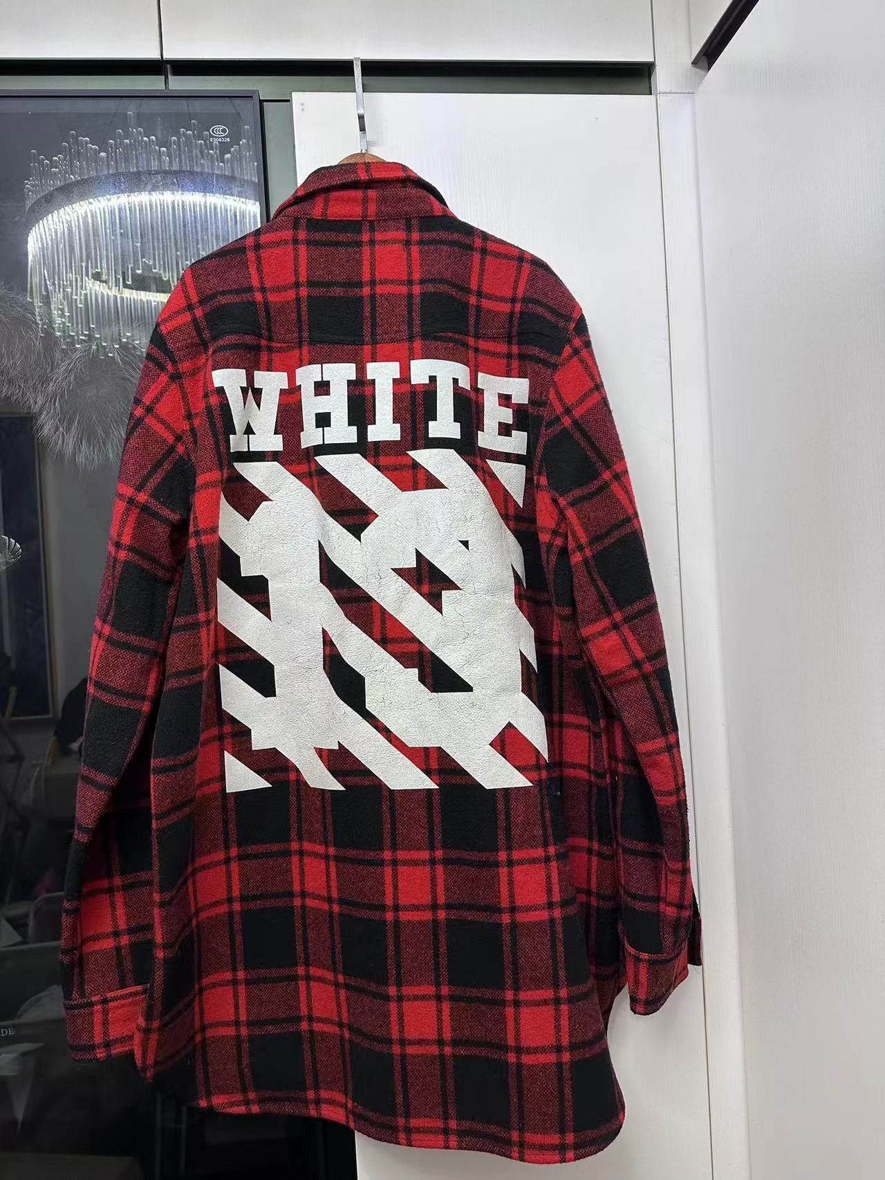 Off white 13 flannel sale