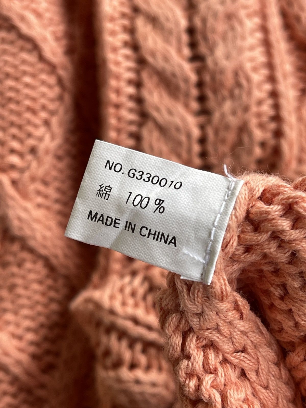 Japanese Brand Vintage GIM Cable Knit Oversize Sweater Size M / US 6-8 / IT 42-44 - 8 Thumbnail