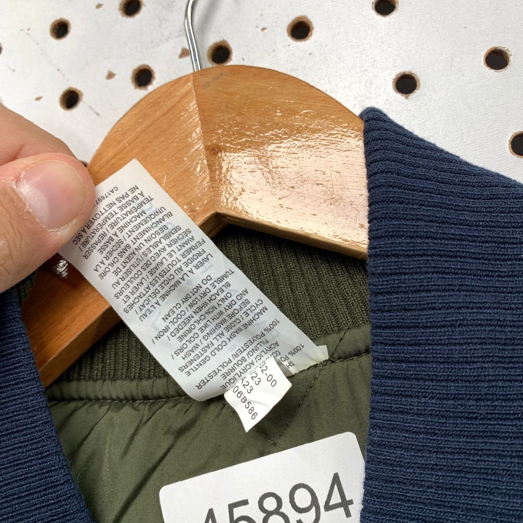 Banana Republic Banana Republic Jacket | Reversible | Military Quilted Insulated Bomber | Blue Green | Large | Men | L | Polyester | ™ Size US L / EU 52-54 / 3 - 7 Thumbnail
