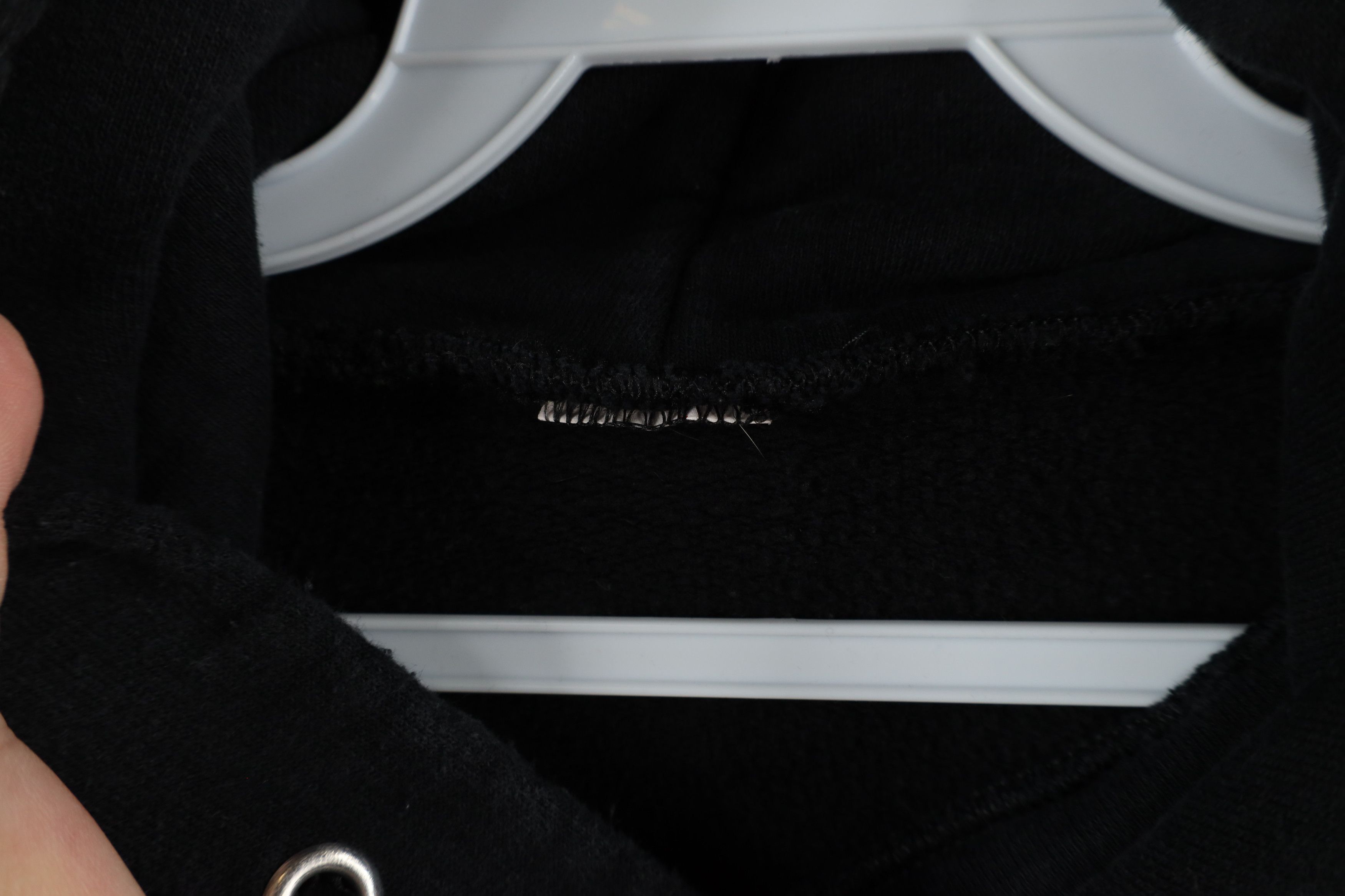 Vintage Vintage 90s Streetwear Heavyweight Hoodie Sweatshirt Black Size US M / EU 48-50 / 2 - 7 Thumbnail
