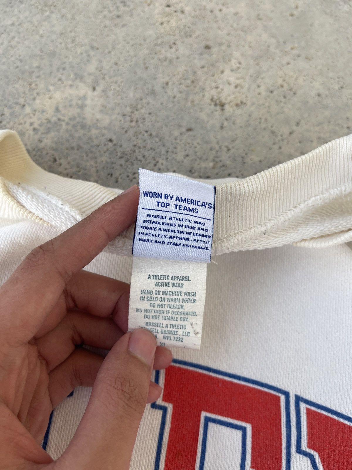Russell Athletic × Vintage Vintage 90s Russell Alex Track Sweatshirt Size US XL / EU 56 / 4 - 13 Thumbnail