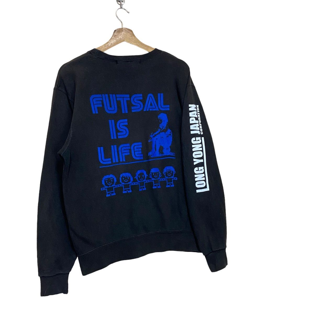 Japanese Brand × Vintage 1981 Long Yong Japan Big Logo Crewneck Sweatshirt Size US M / EU 48-50 / 2 - 2 Thumbnail