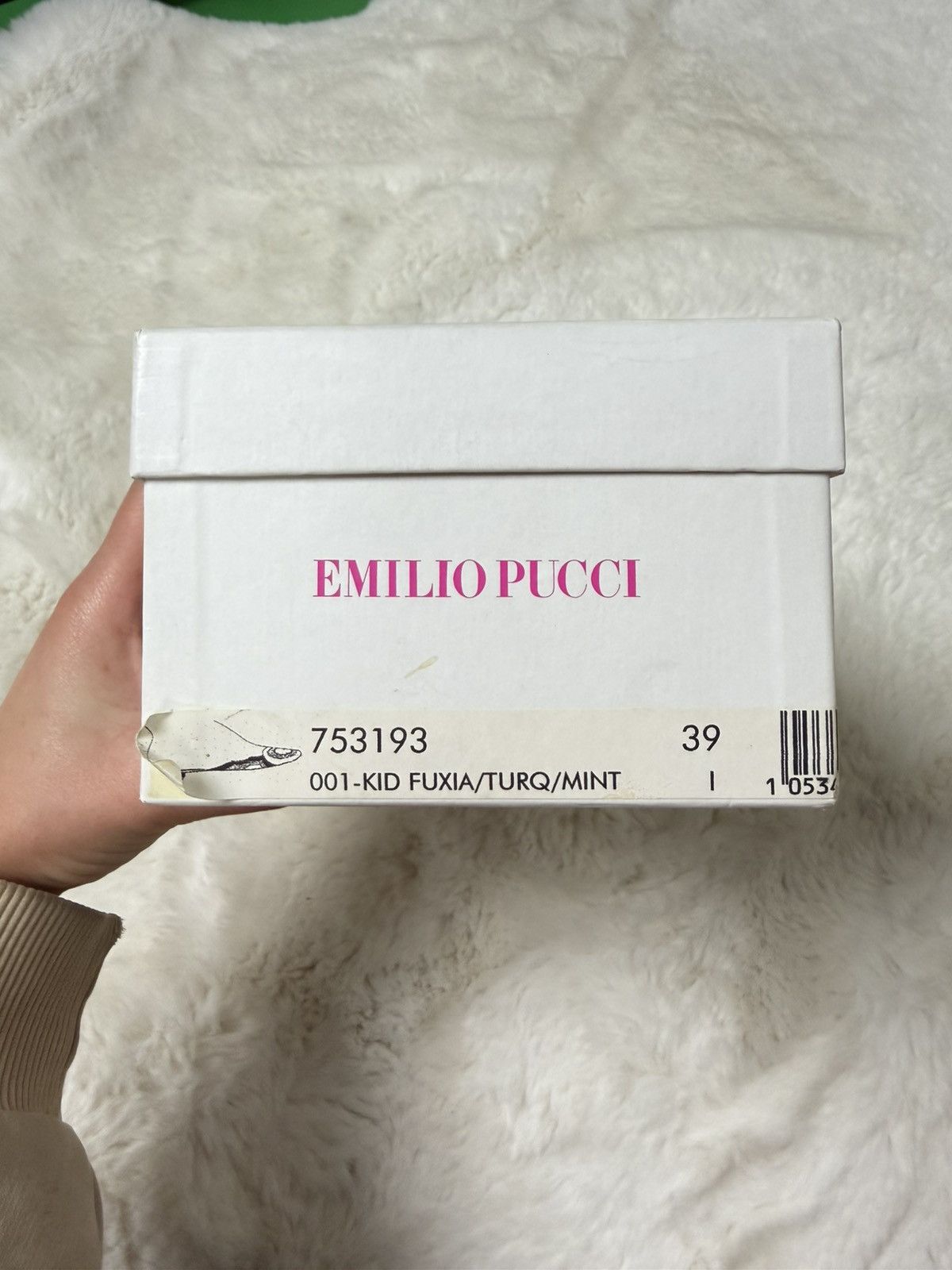 Emilio Pucci Emilio Pucci Psychedelic Flats Fuchsia Turquoise Mint Size US 9 / IT 39 - 10 Thumbnail