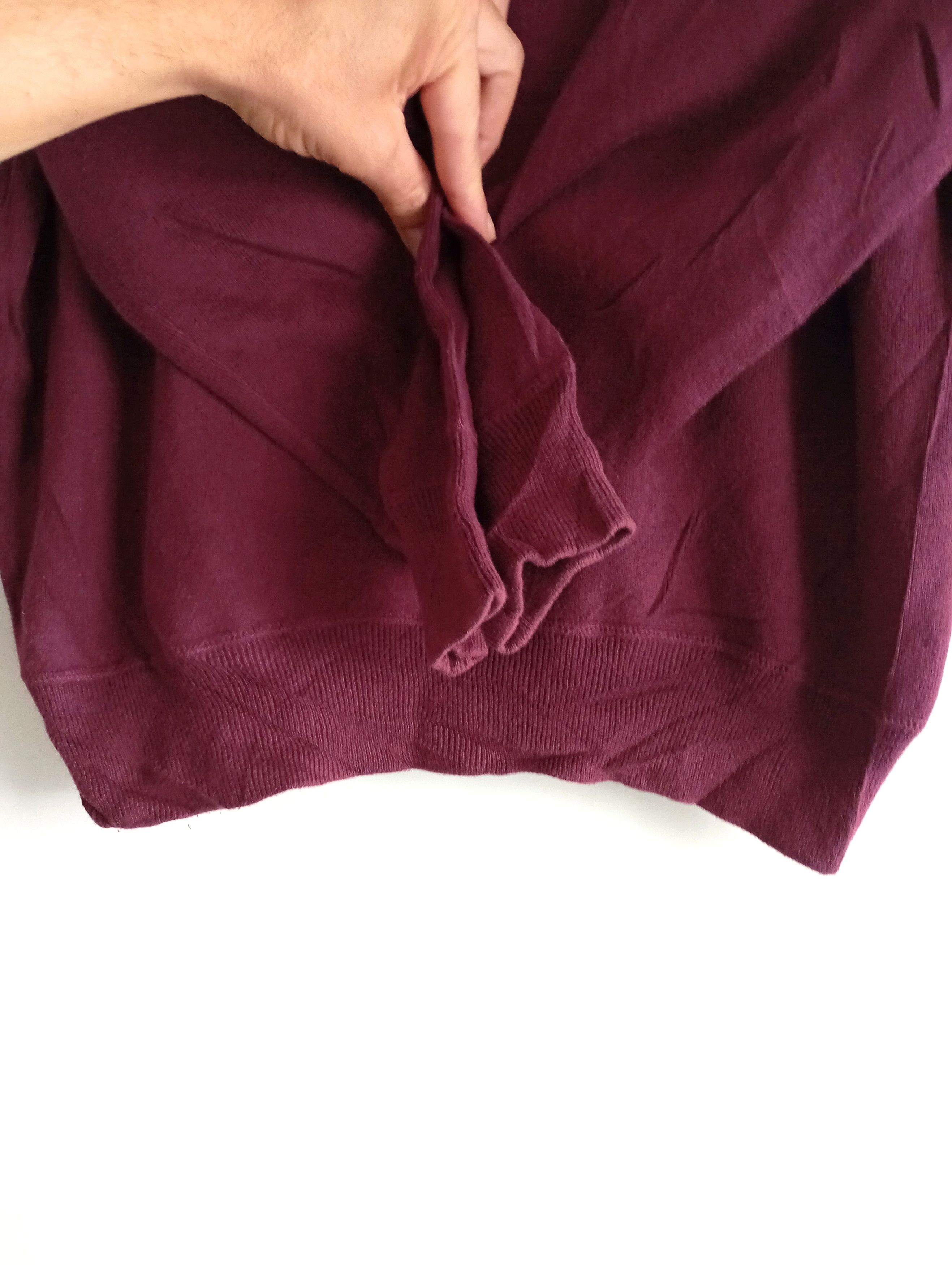 Polo Ralph Lauren Vintage 90s Ralph Lauren Crewneck Sweatshirt Bugurundy Size US M / EU 48-50 / 2 - 7 Thumbnail