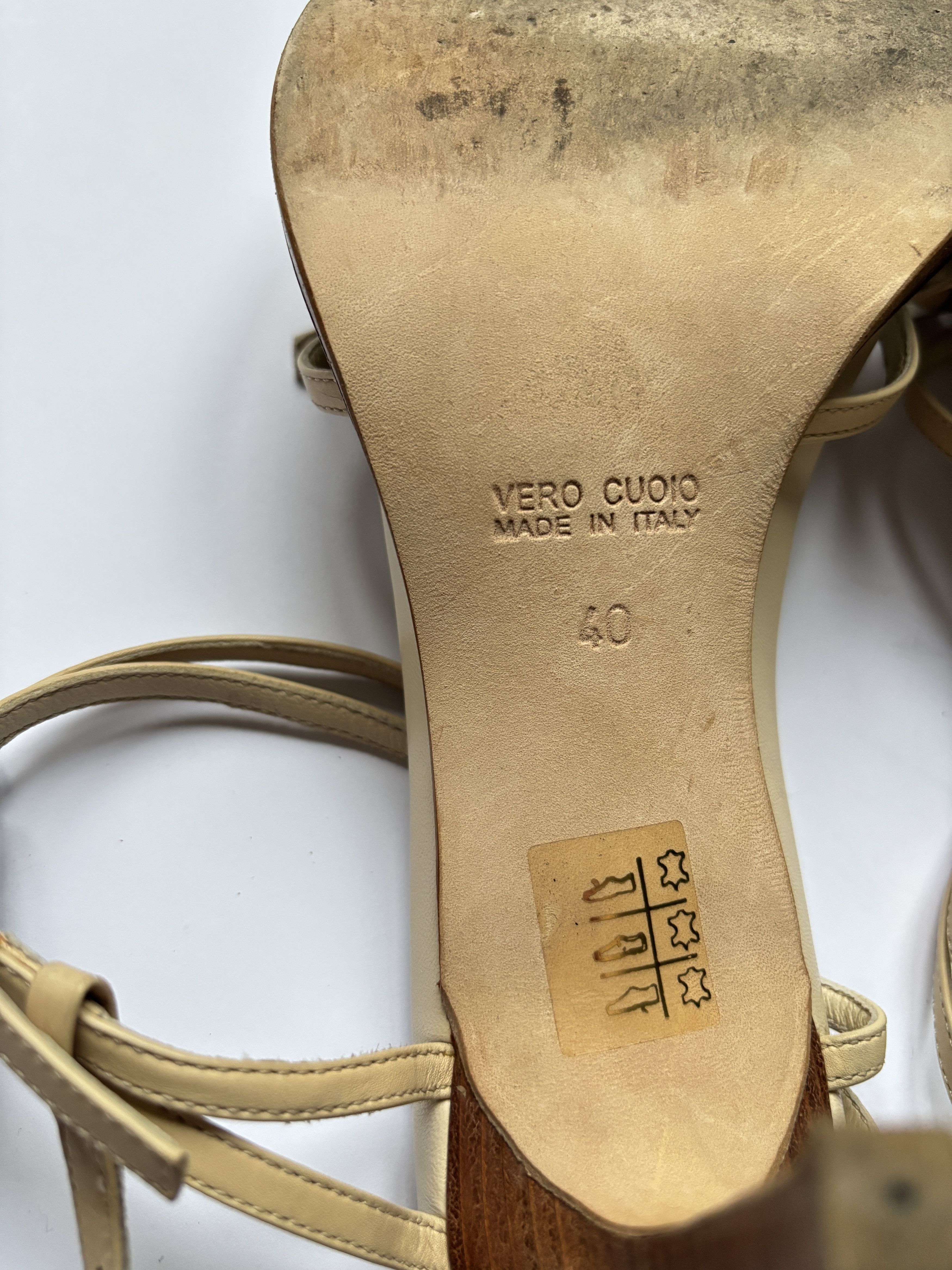 Ann Demeulemeester ⚡️QUICK SALE⚡️Ann Demeulemeester Beige High Heel Sandals Size US 10 / IT 40 - 10 Thumbnail