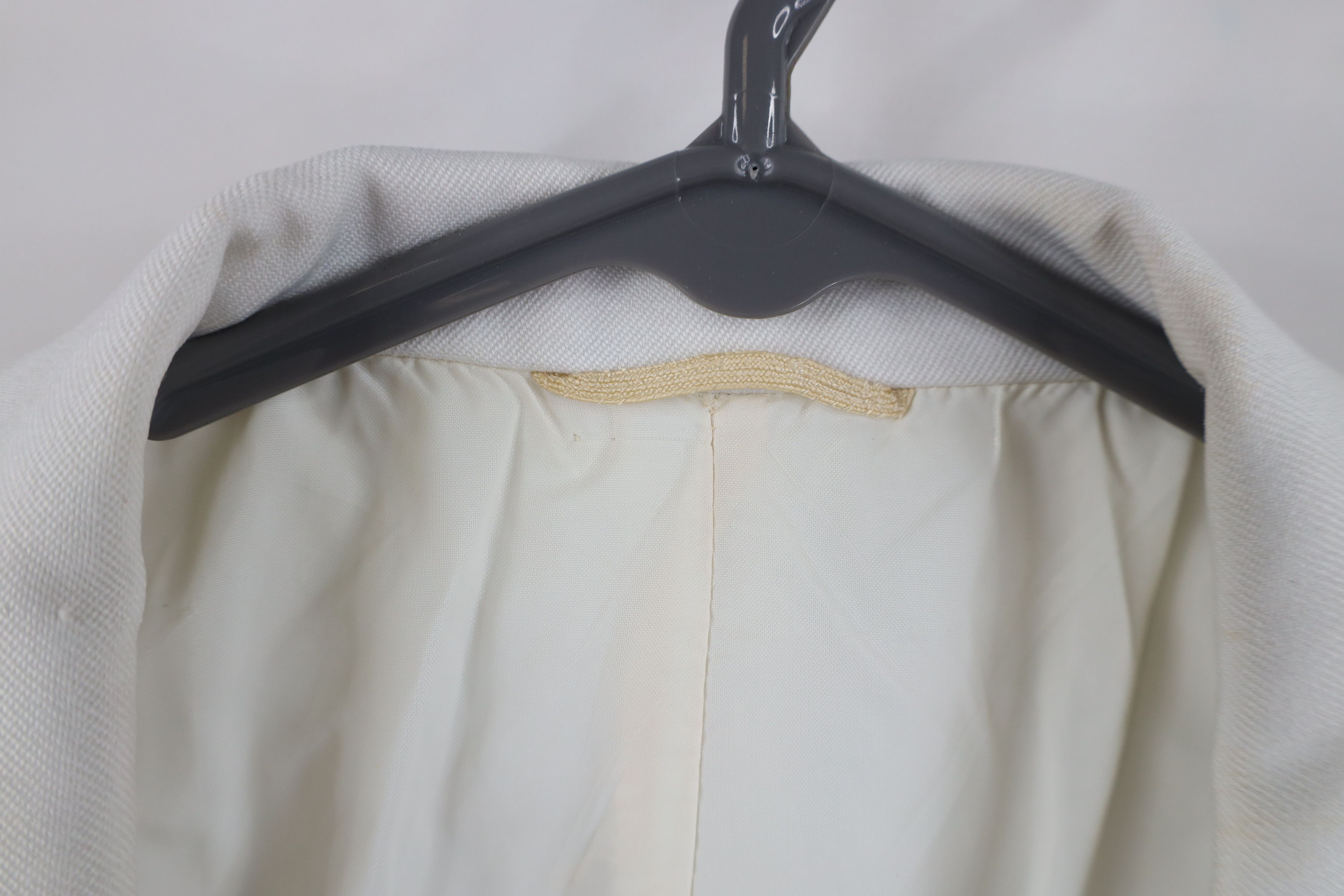 Vintage Vintage 80s 90s Streetwear Tuxedo Prom Suit Jacket White Size US XL / EU 56 / 4 - 9 Thumbnail