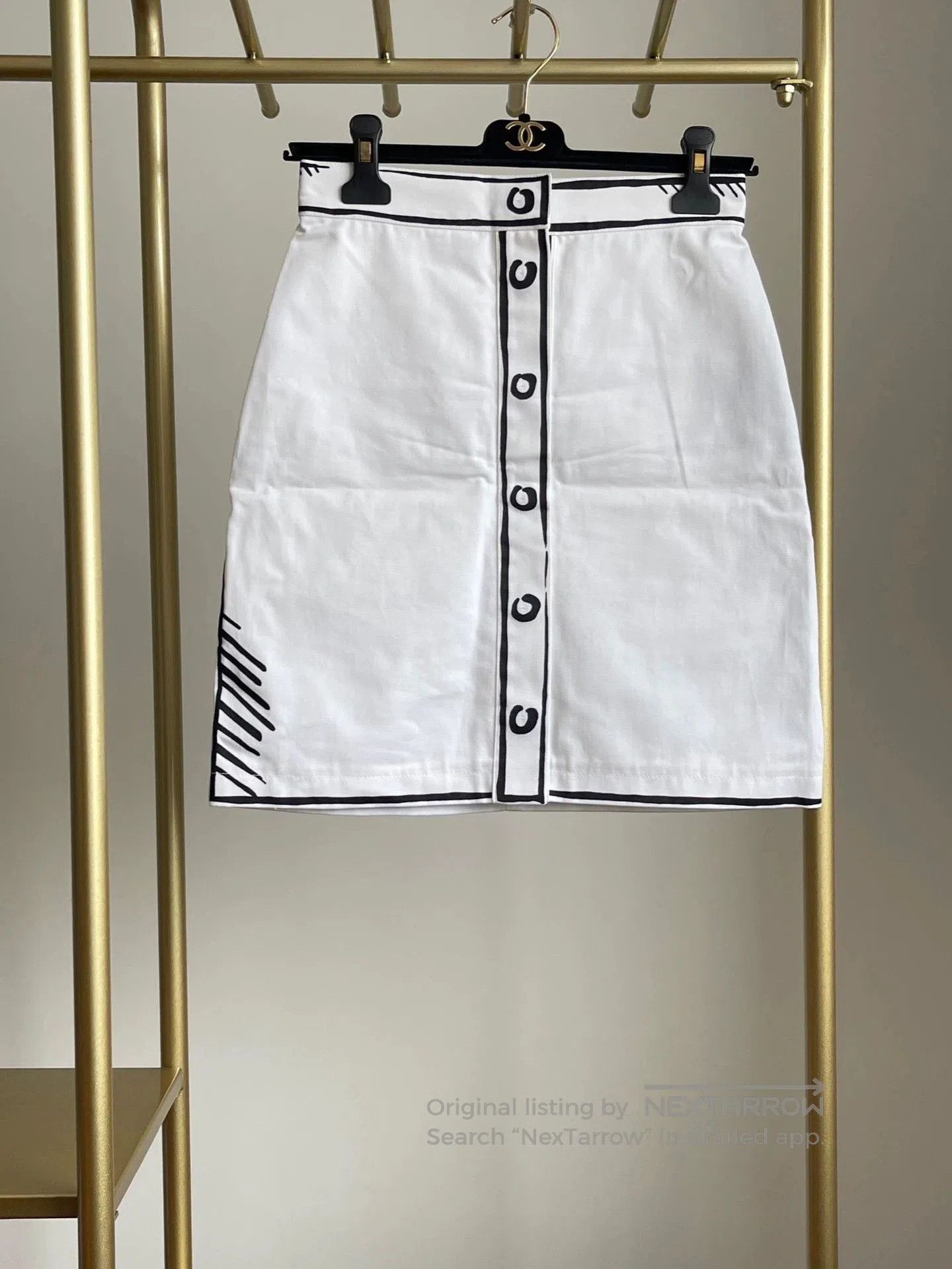 Fendi California Sky Skirt Size 38.