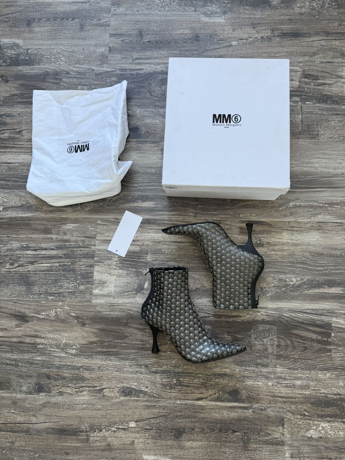 MM6 NWT - MM6 Maison Margiela SS20 Bubble Wrap Heeled boots Size US 6 / IT 36 - 1 Thumbnail