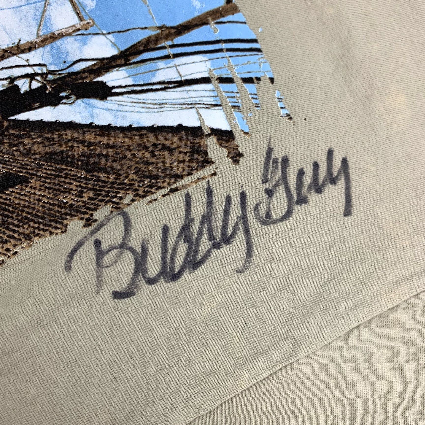 Vintage VINTAGE Buddy Guy Shirt Adult M Tan Signed Blues Singer 2005 Tour Guitar Shirt Blues Music Band Mens M Size US M / EU 48-50 / 2 - 3 Thumbnail