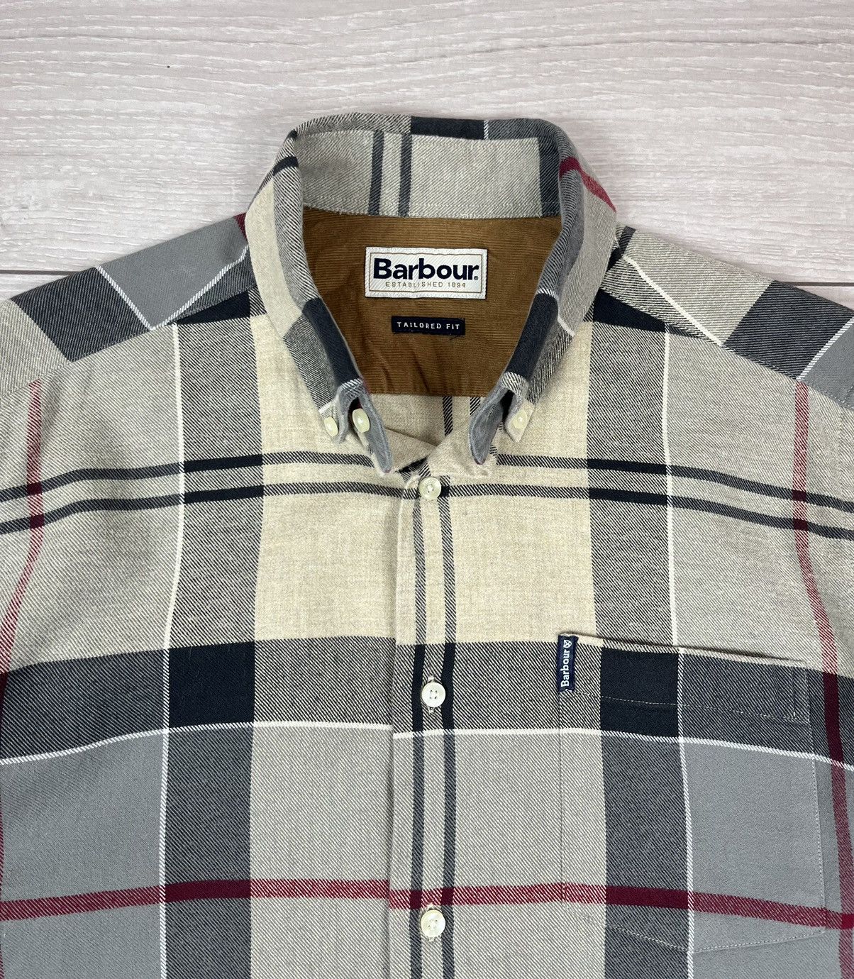 Barbour Barbour Tartan 3 Tailored Flannel Checkered Shirt Size US M / EU 48-50 / 2 - 6 Thumbnail
