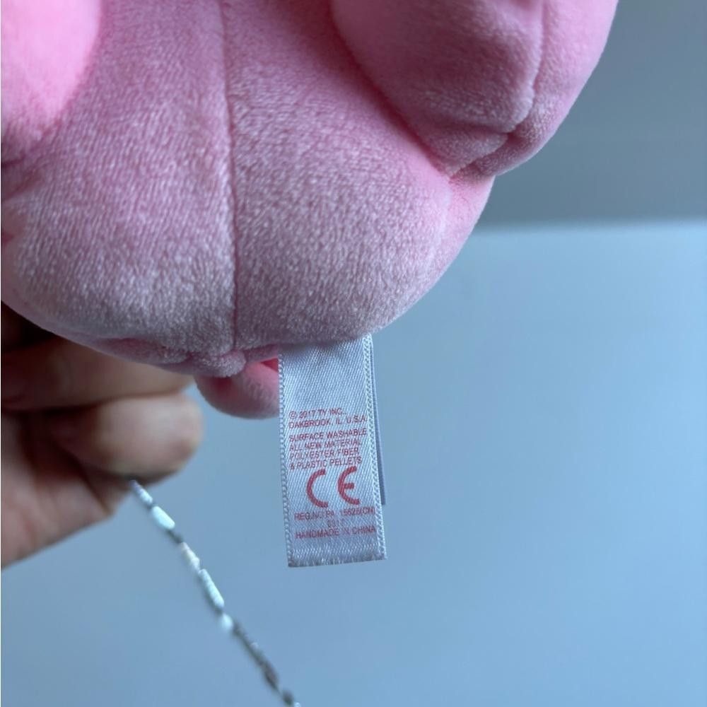 Designer Vintage Ty Baby Collection "Princess" Pink Bear Size ONE SIZE - 2 Thumbnail