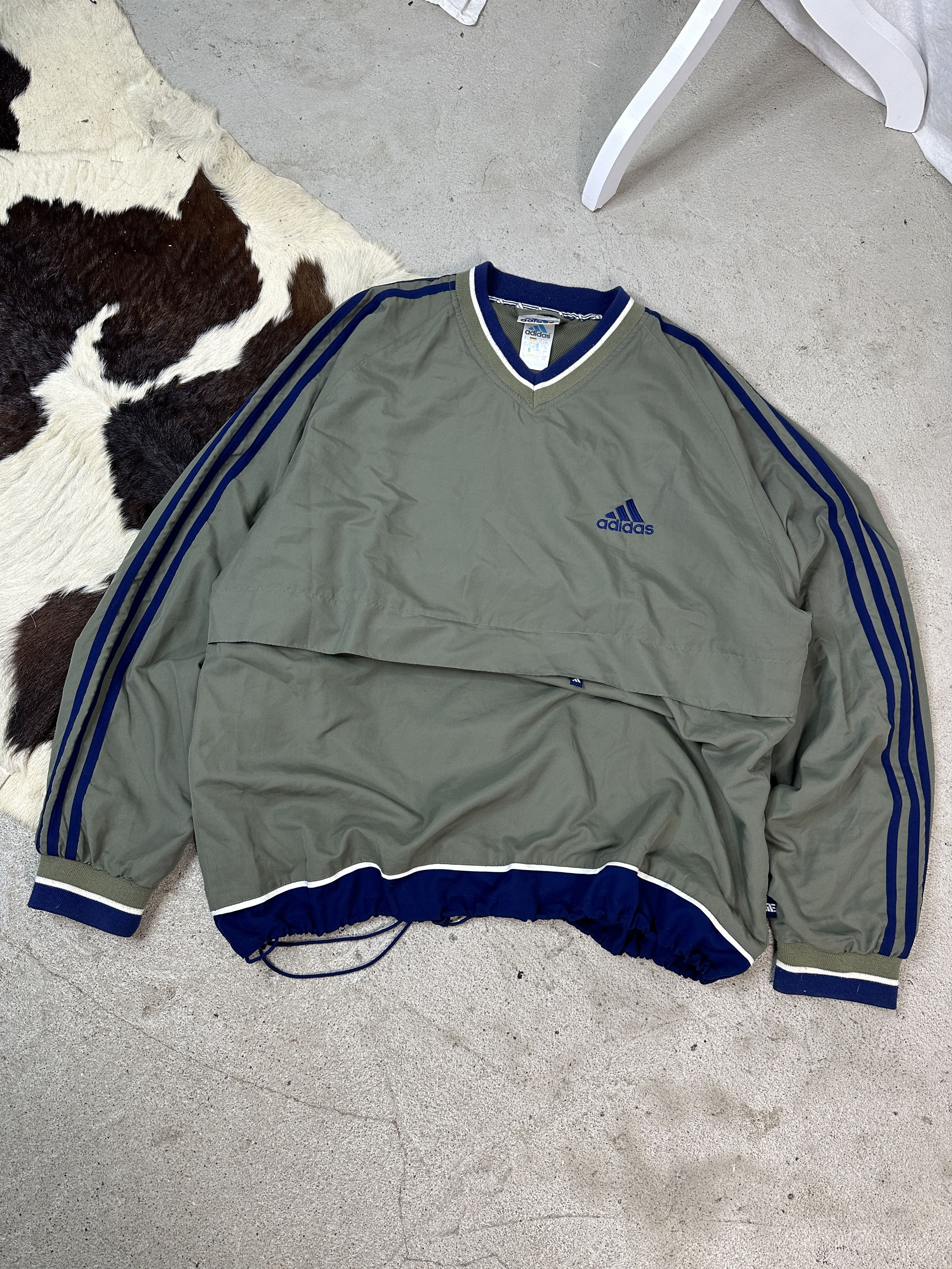 Adidas × Vintage Vintage Adidas Anorak Jacket Size US L / EU 52-54 / 3 - 1 Thumbnail