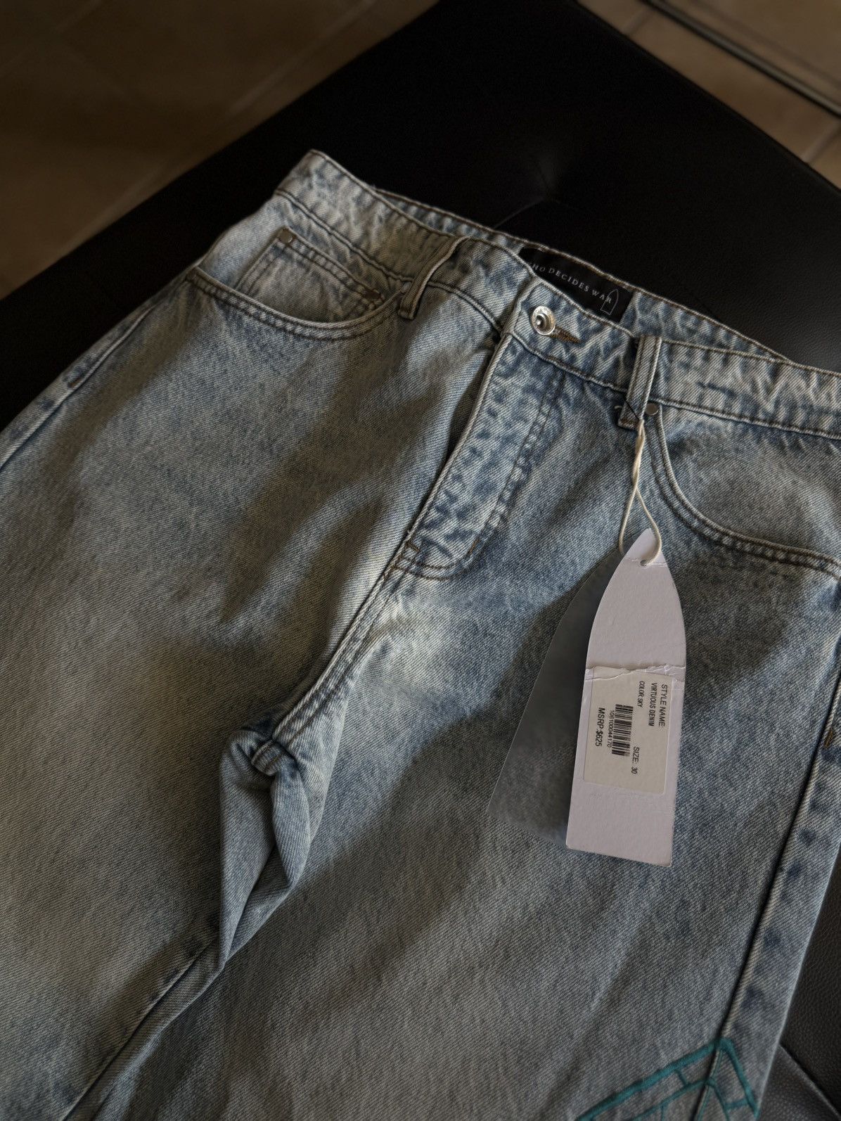 Who Decides War Who Decides War Virtuous Wide Leg Denim Jeans Size 30 Size US 30 / EU 46 - 7 Thumbnail