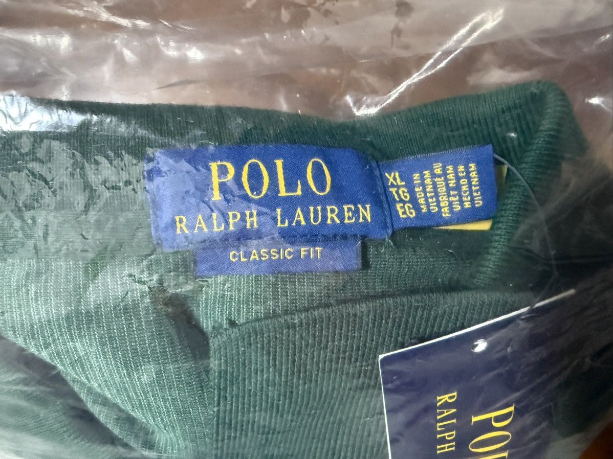 Polo Ralph Lauren Polo Ralph Lauren Classic Fit Knit Corduroy Shirt Green XL Size US XL / EU 56 / 4 - 8 Thumbnail