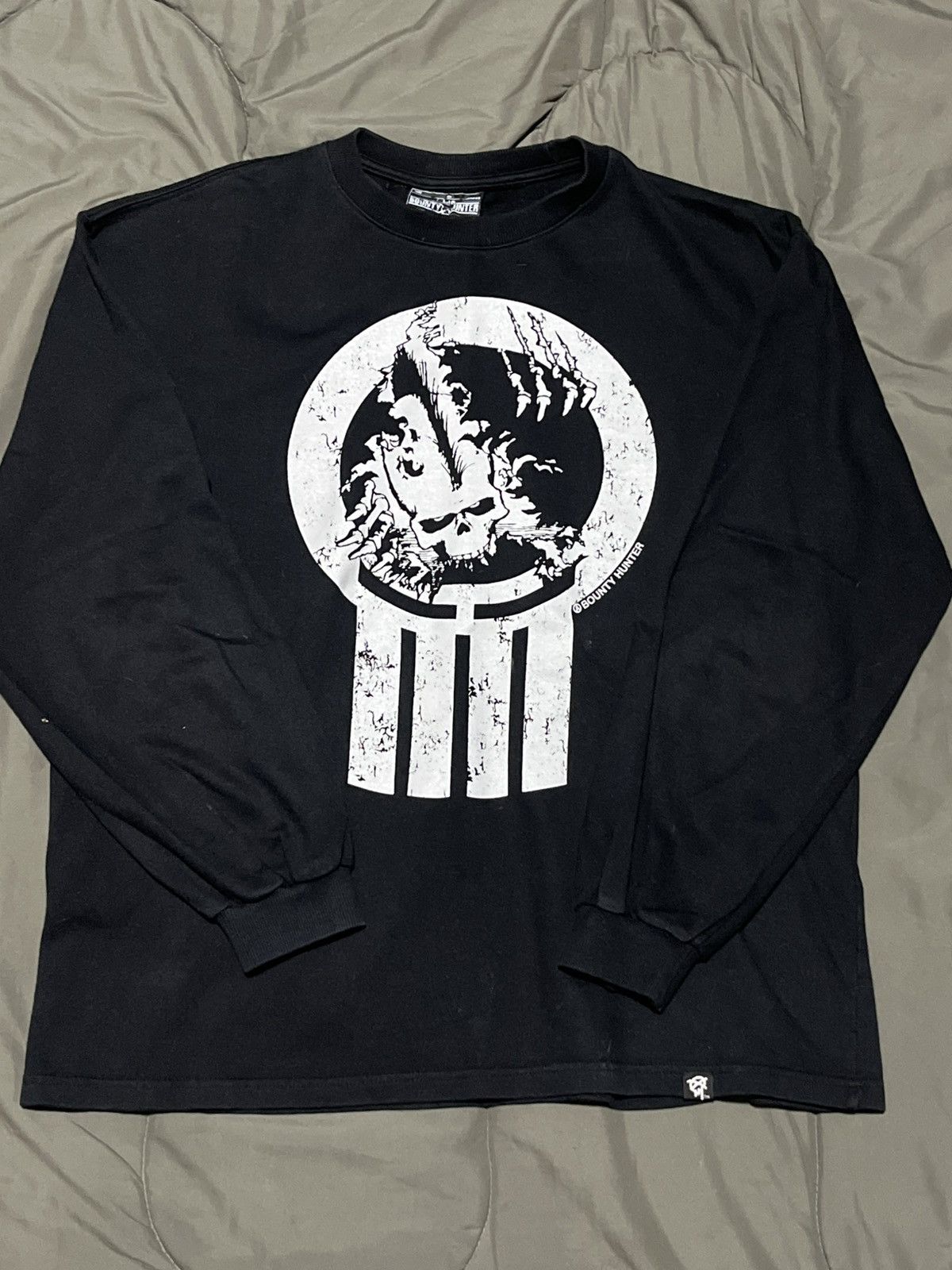 Bounty Hunter Black Distressed Bounty Hunter Crewneck Sweatshirt Size US L / EU 52-54 / 3 - 2 Thumbnail