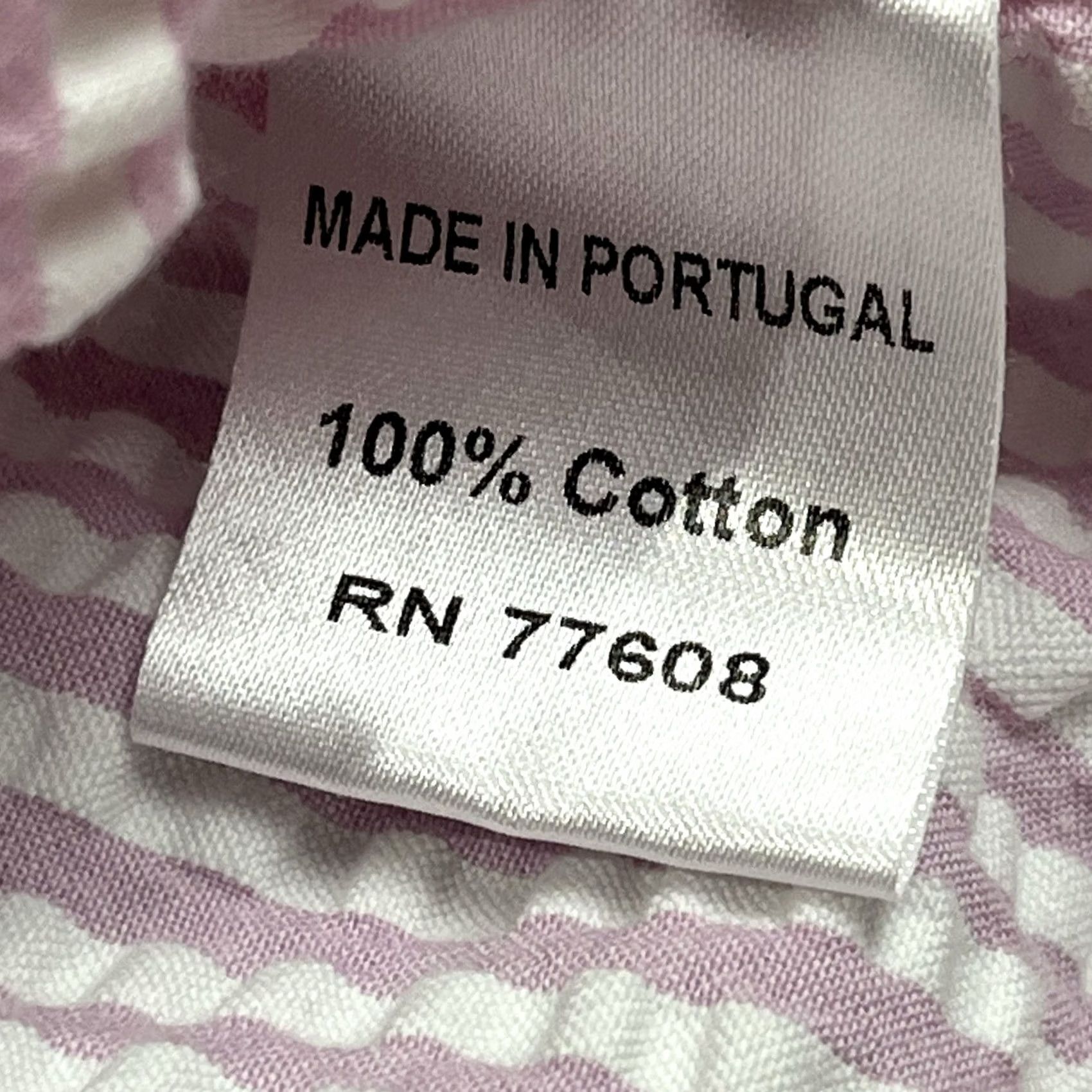 Vintage J. Peterman Let It Breathe Seersucker Shirt Striped Pink 100% Cotton Size XL Button-Up Long Sleeve Mens Size US XL / EU 56 / 4 - 5 Thumbnail