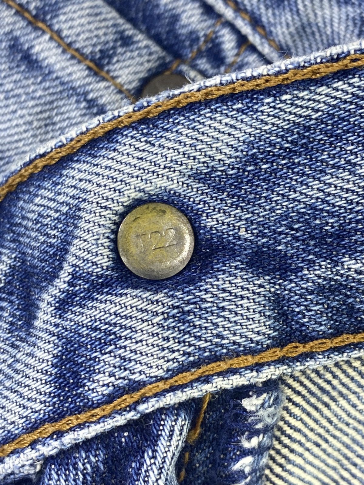 Jean × Levi's × Vintage VINTAGE LEVIS 503 DISTRESS BLUE WASH JEANS - J906 Size US 30 / EU 46 - 6 Thumbnail