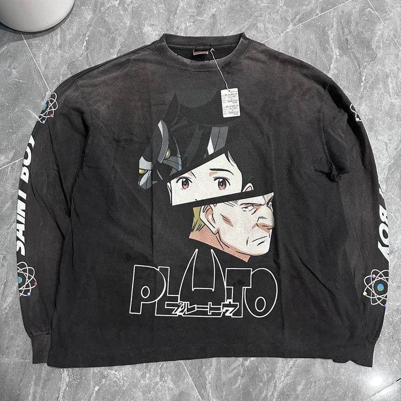 Saint Michael Saint Michael Osamu Tezuka co-signed the black sweater Size US XL / EU 56 / 4 - 1 Thumbnail