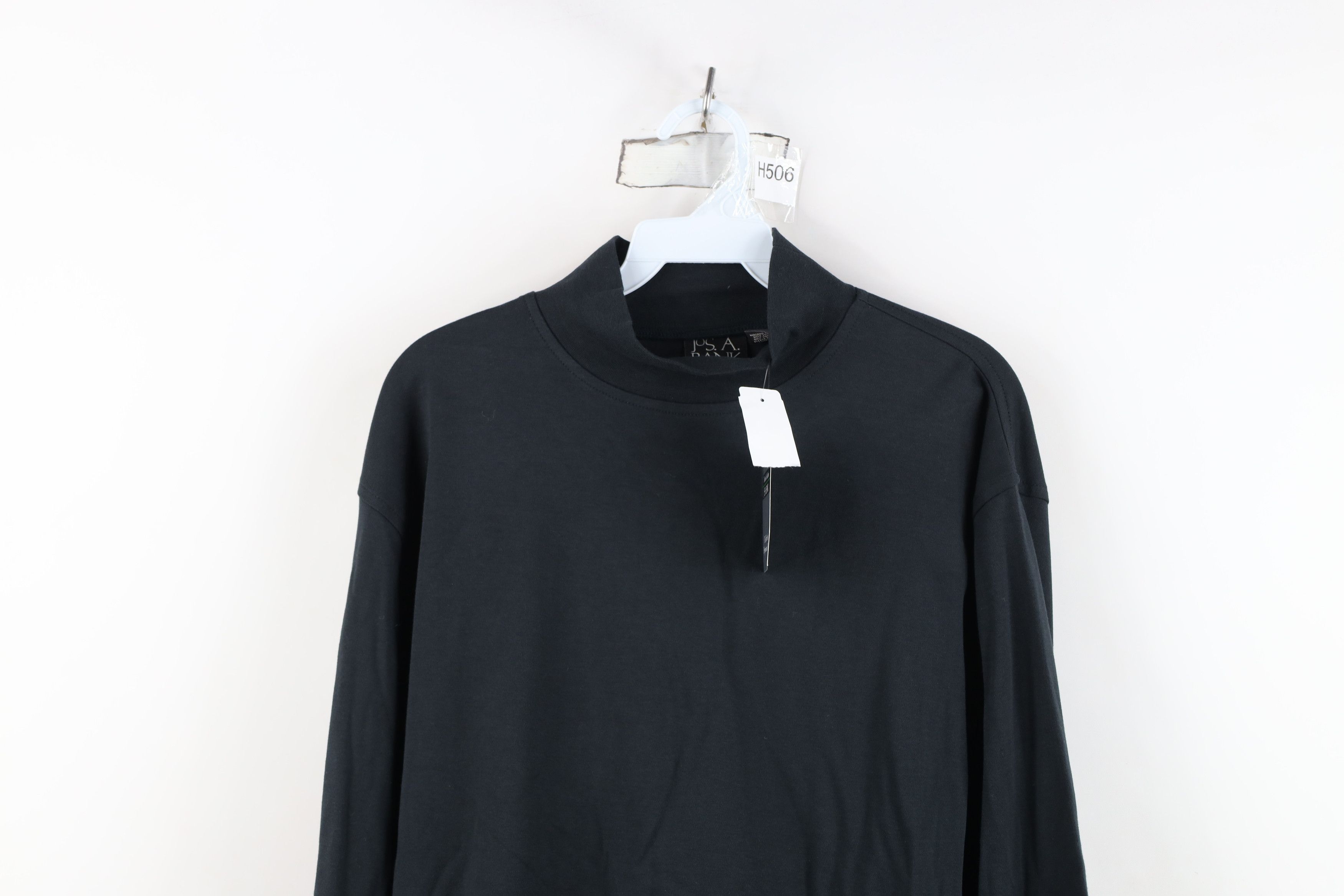Jos. A. Bank New Jos A Bank Performance Mock Neck Long Sleeve T-Shirt Size US L / EU 52-54 / 3 - 2 Thumbnail
