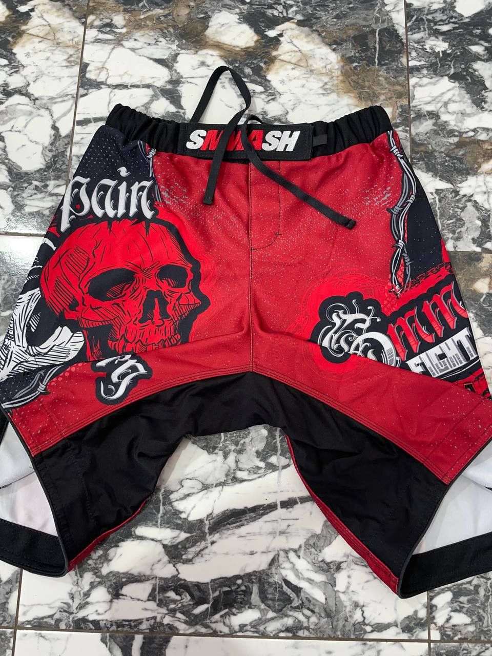 Other Smmash Fightwear Shorts Skulls Martial Arts MMA UFC Size L Size US 34 / EU 50 - 6 Thumbnail