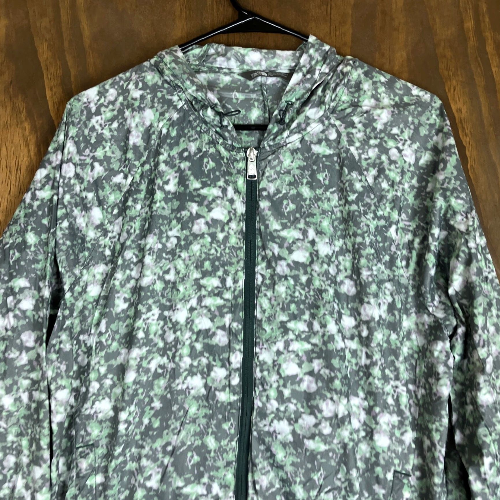 The North Face The North Face Womens Jacket Gray Mint Hooded Lightweight Full Zip Large Size L / US 10 / IT 46 - 2 Thumbnail
