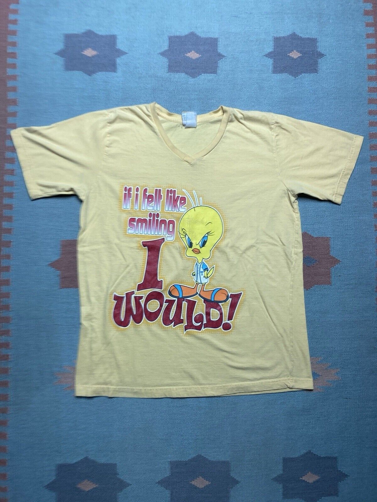 Vintage t shirt tweety bird looney tunes if I felt like smiling XXL Size XXL / US 16-18 / IT 52-54 - 1 Thumbnail