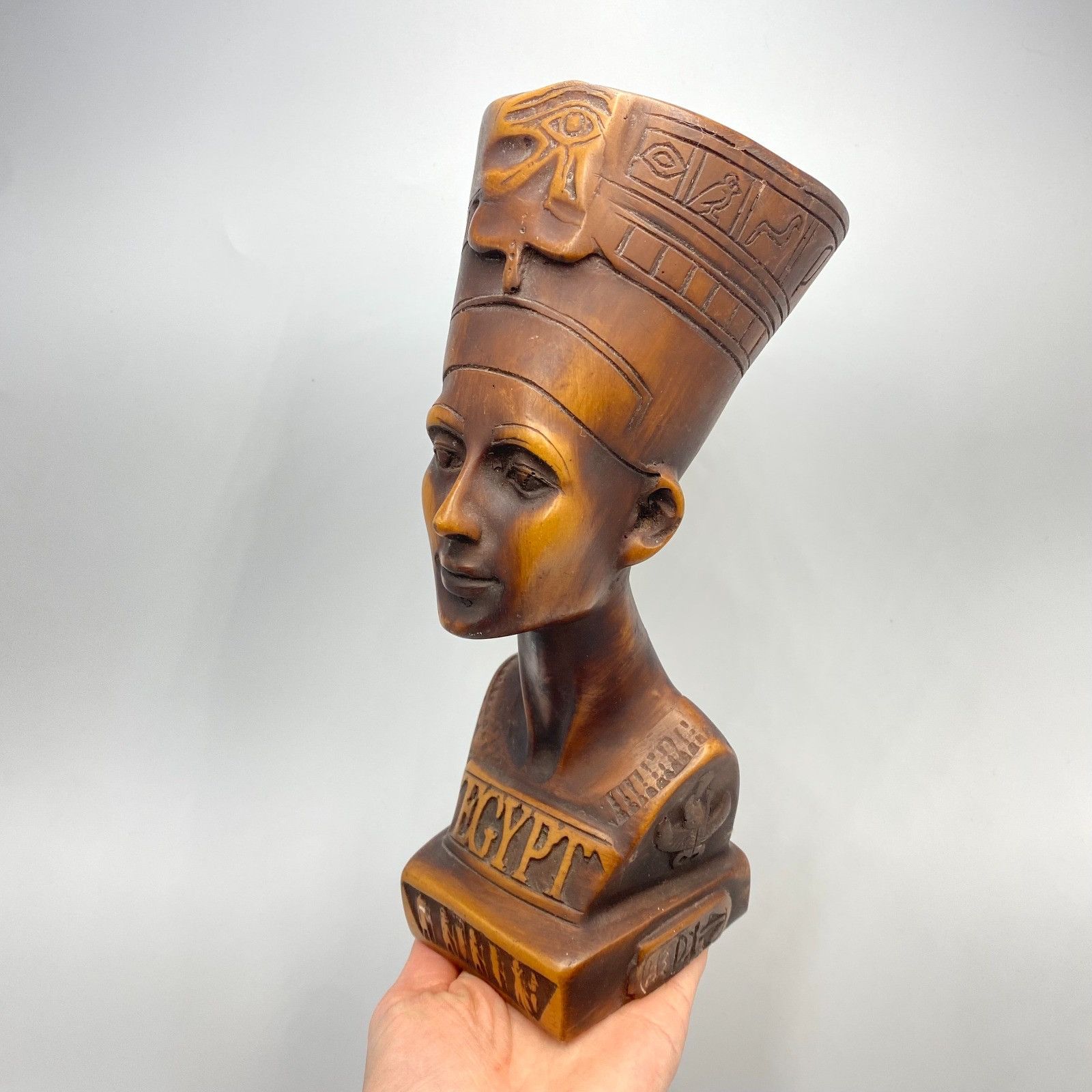 Vintage Vintage Nefertiti Bust Statue Egypt Resin Queen 25cm Size ONE SIZE - 2 Thumbnail